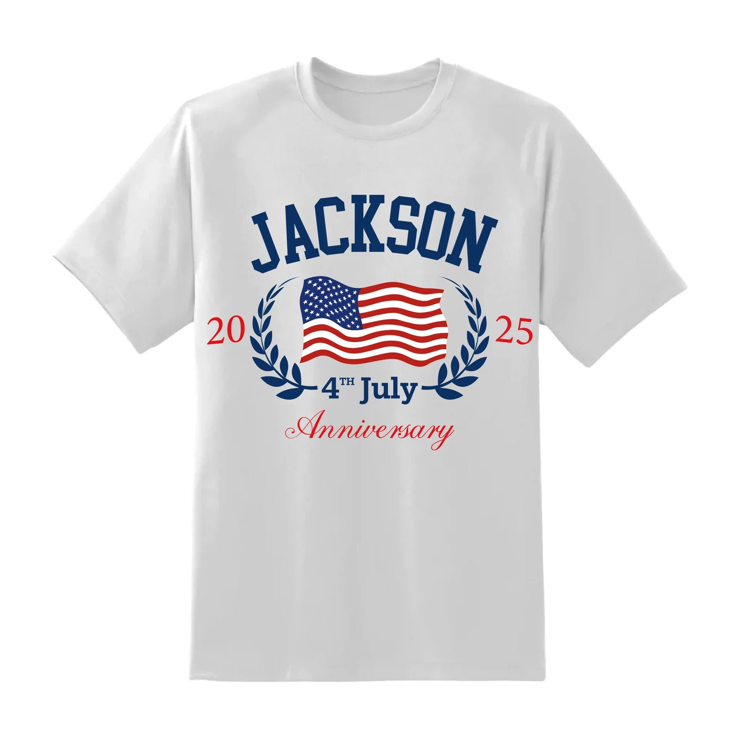 Personalized Family Reunion Shirt – 4th of July 2025 Custom Name Celebration Tee - Custom Choo