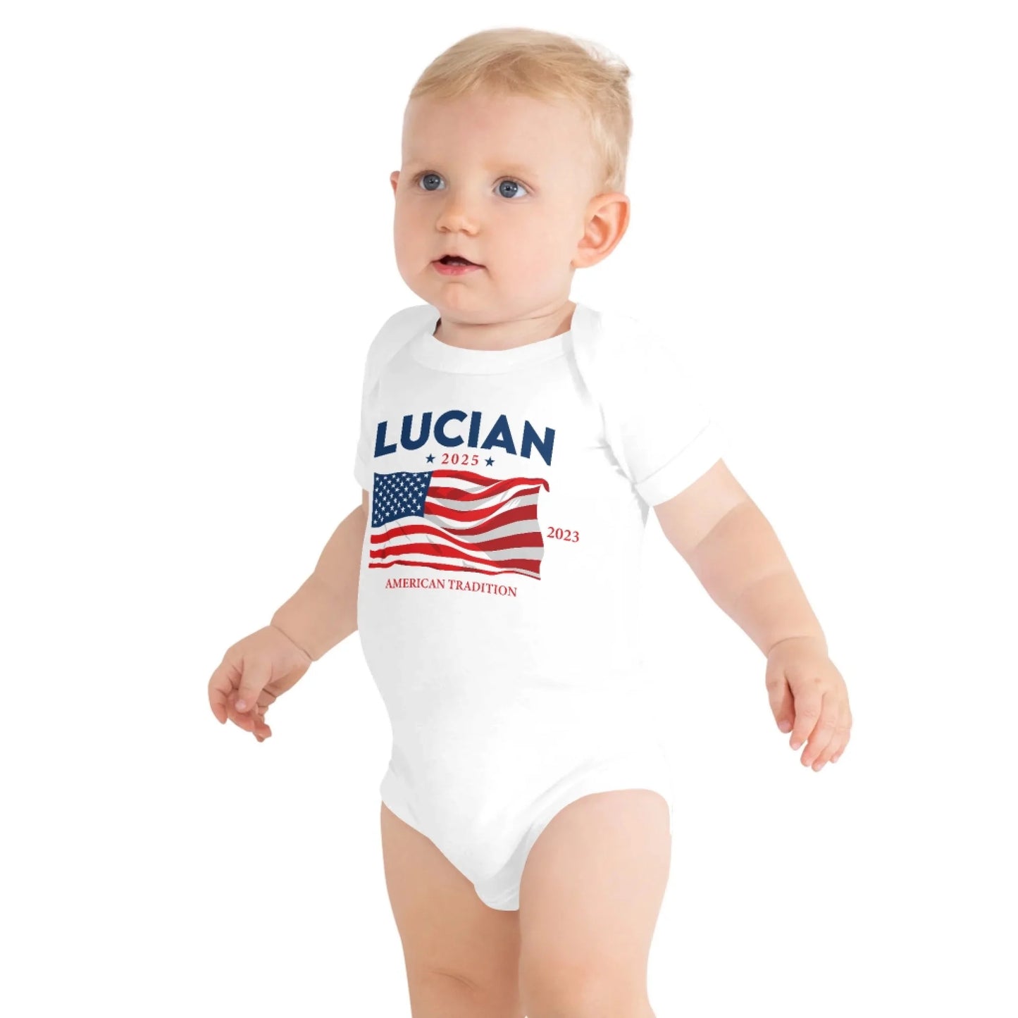 Custom American Tradition Family Shirt – Personalized Name & Birth Year USA Flag Tee - Custom Choo