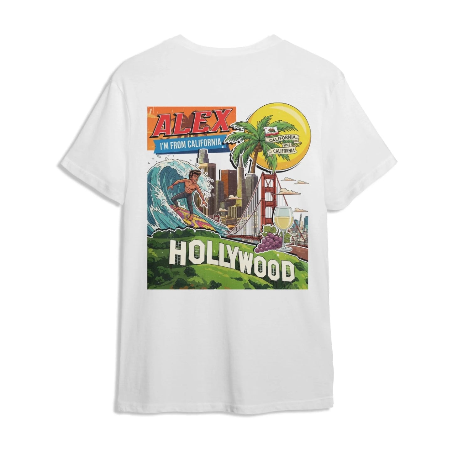 California Family Trip Shirt – Personalized with Names & State Pride - Custom Choo