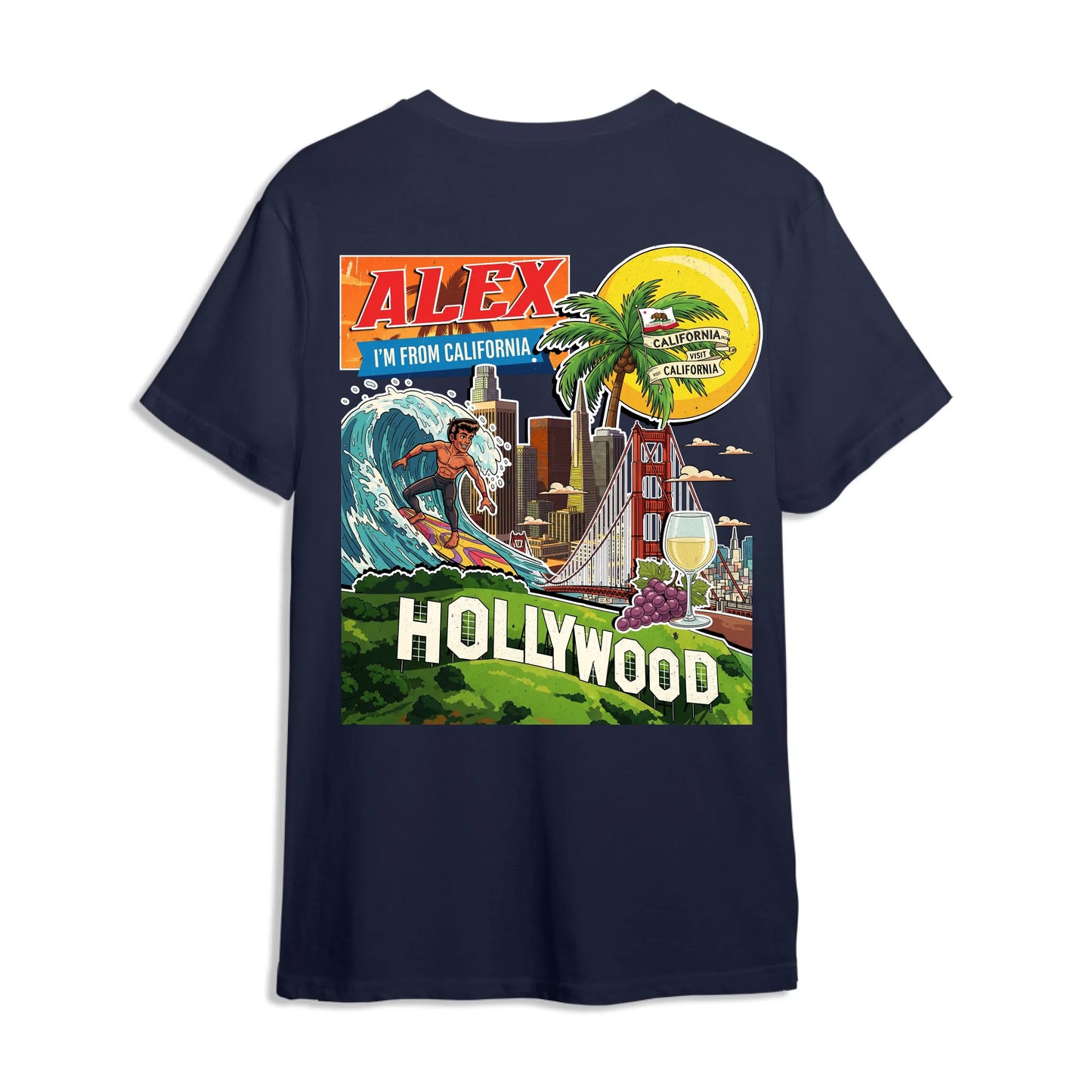 California Family Trip Shirt – Personalized with Names & State Pride - Custom Choo