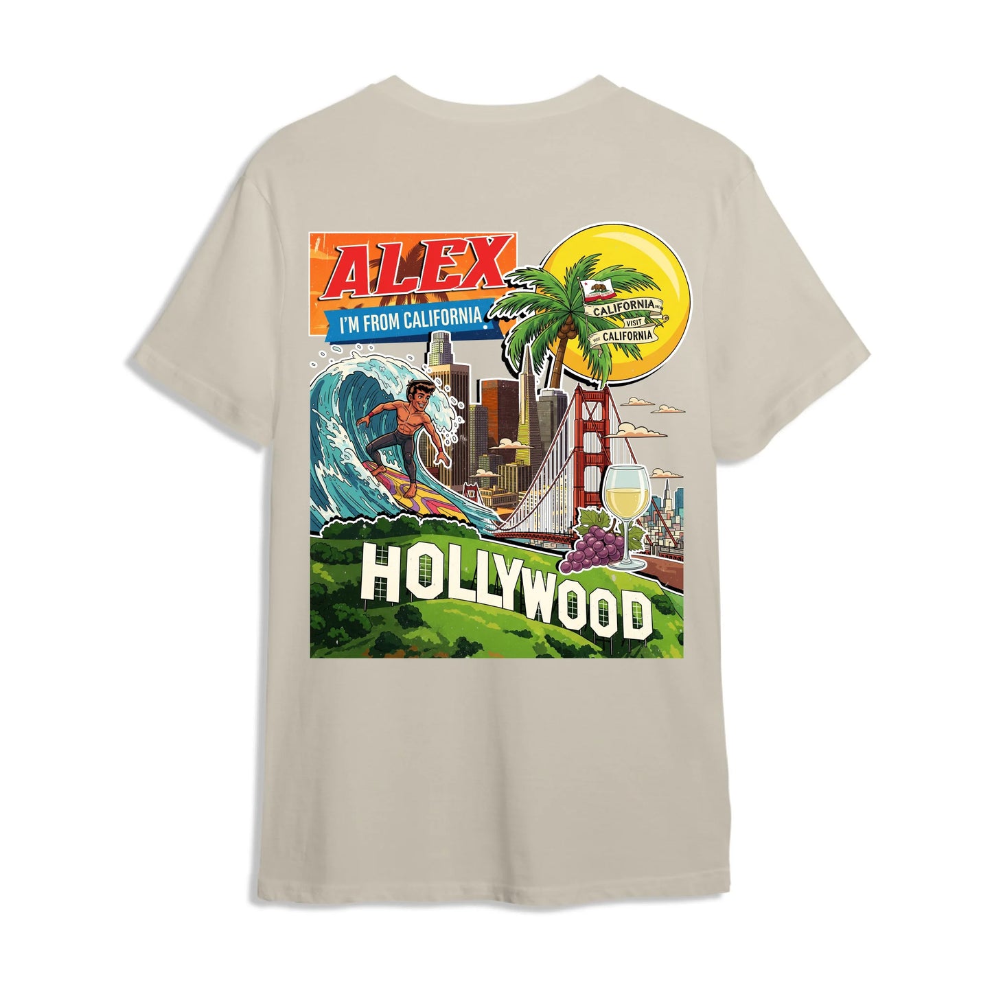 California Family Trip Shirt – Personalized with Names & State Pride - Custom Choo