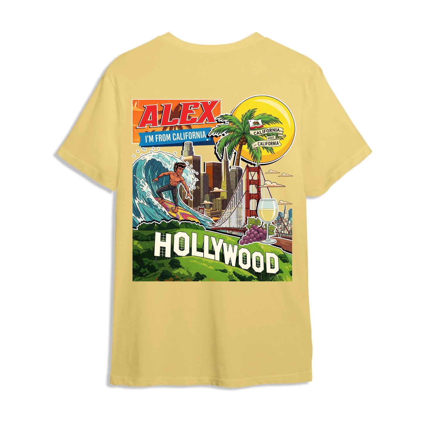 California Family Trip Shirt – Personalized with Names & State Pride - Custom Choo