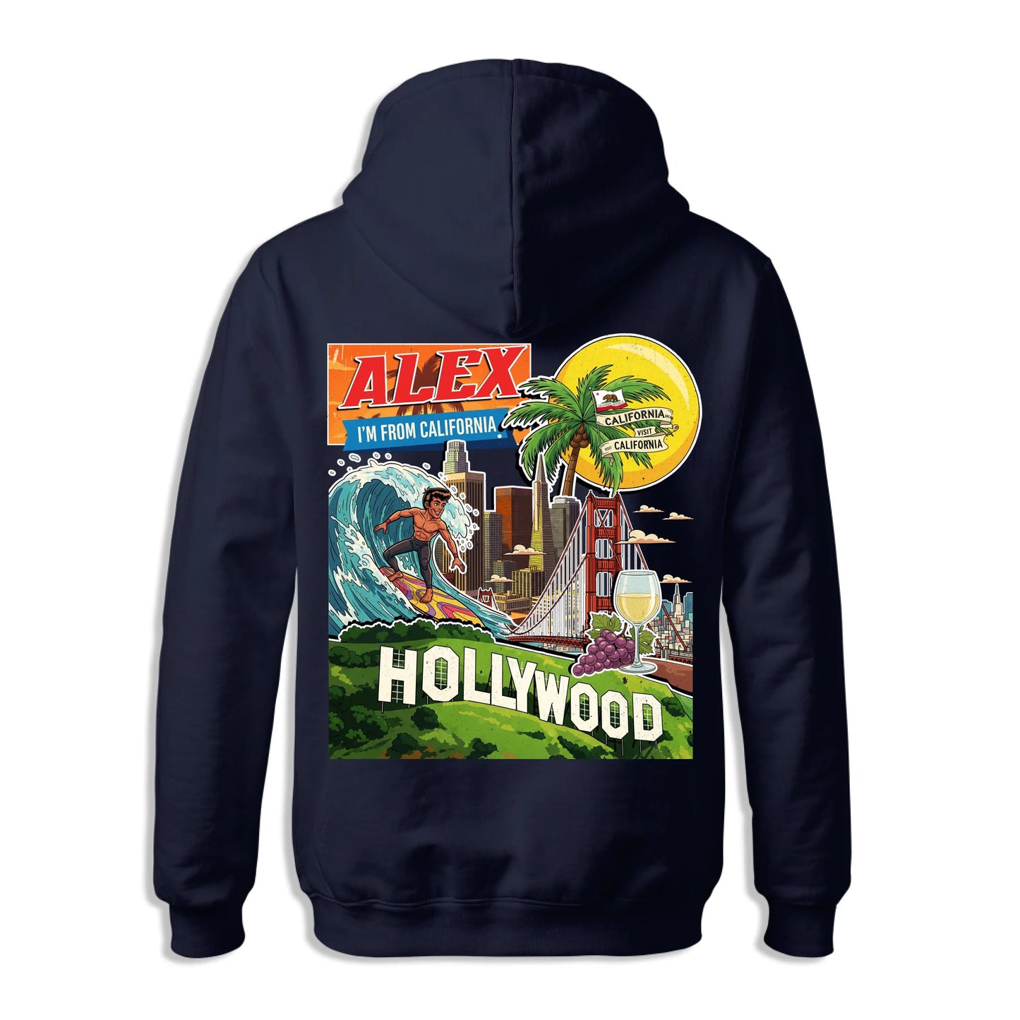 California Family Trip Shirt – Personalized with Names & State Pride - Custom Choo