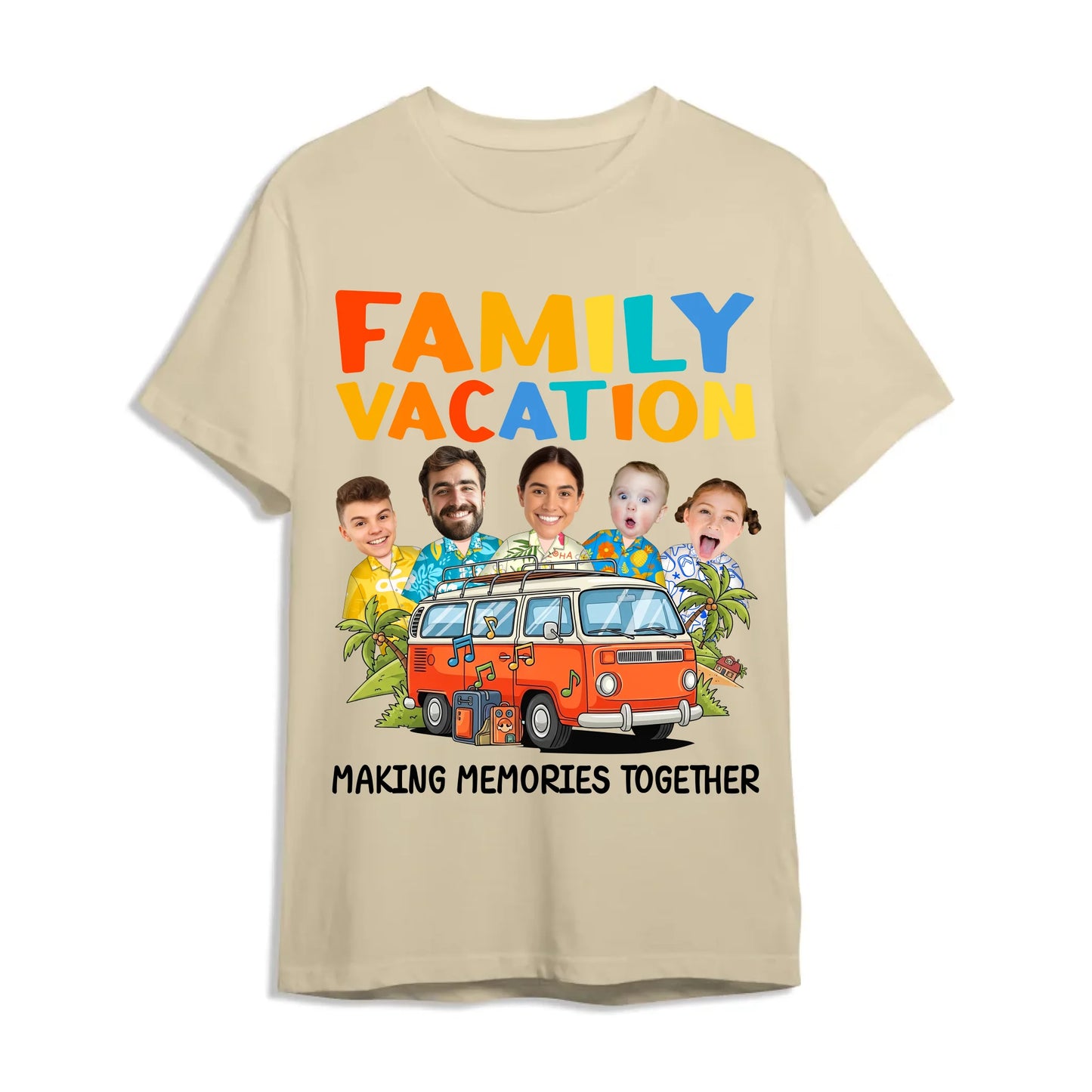 Family Vacation Memories – Personalized Photo Shirts - Custom Choo