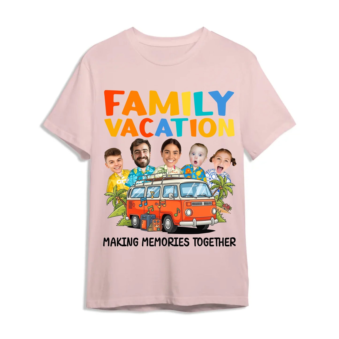 Family Vacation Memories – Personalized Photo Shirts - Custom Choo