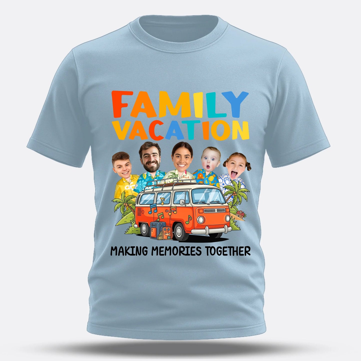 Family Vacation Memories – Personalized Photo Shirts - Custom Choo