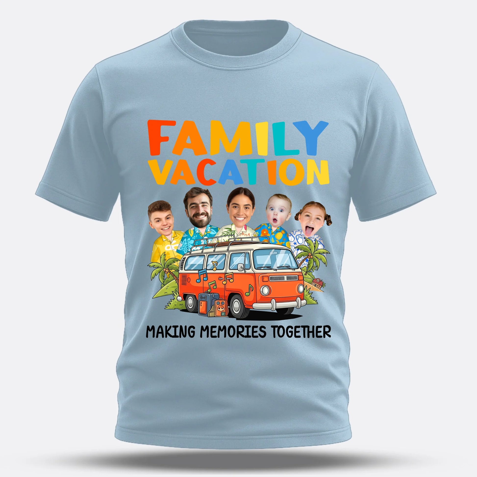 Family Vacation Memories – Personalized Photo Shirts, Custom Choo