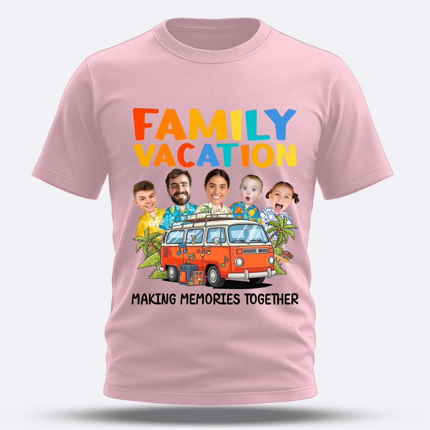 Family Vacation Memories – Personalized Photo Shirts - Custom Choo