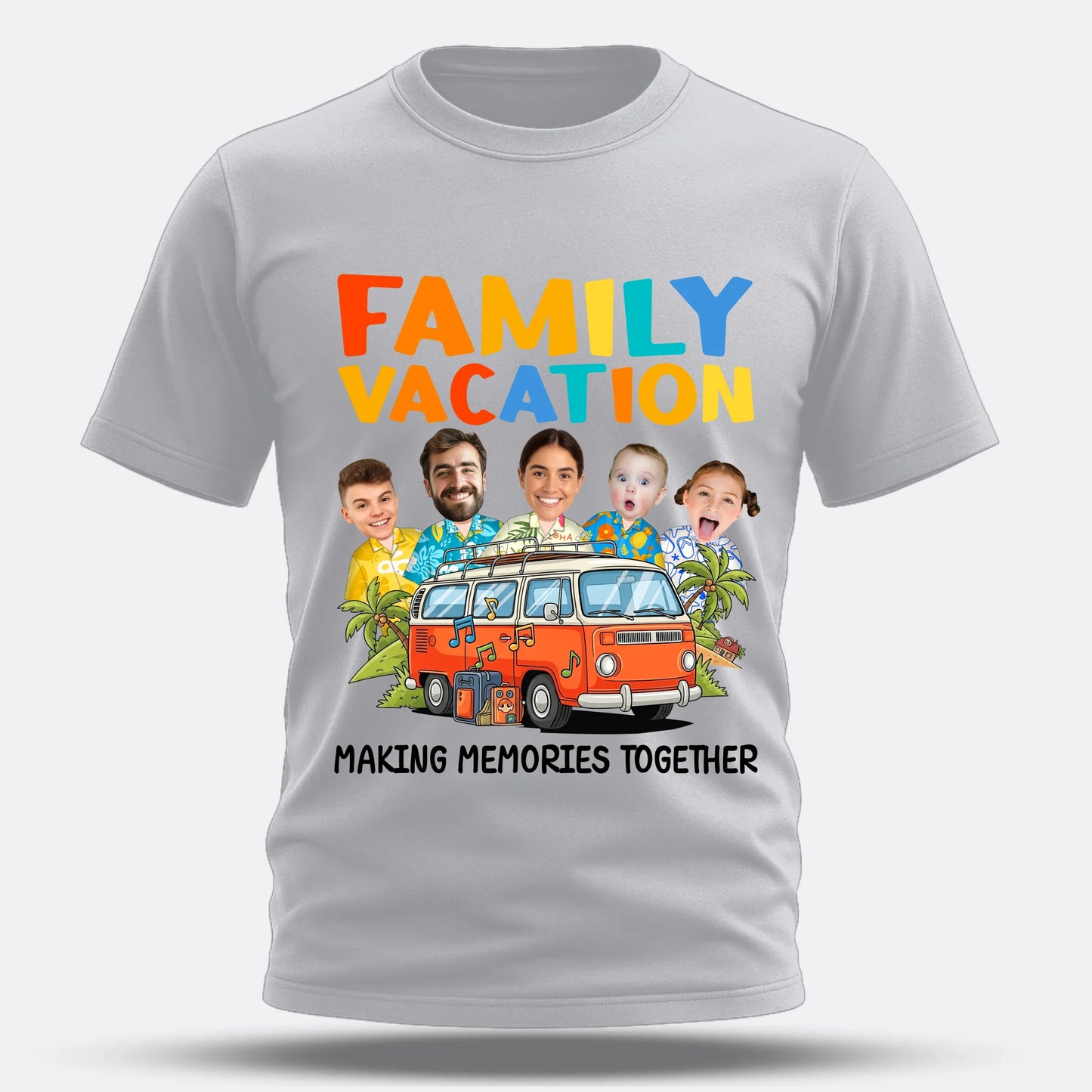 Family Vacation Memories – Personalized Photo Shirts - Custom Choo