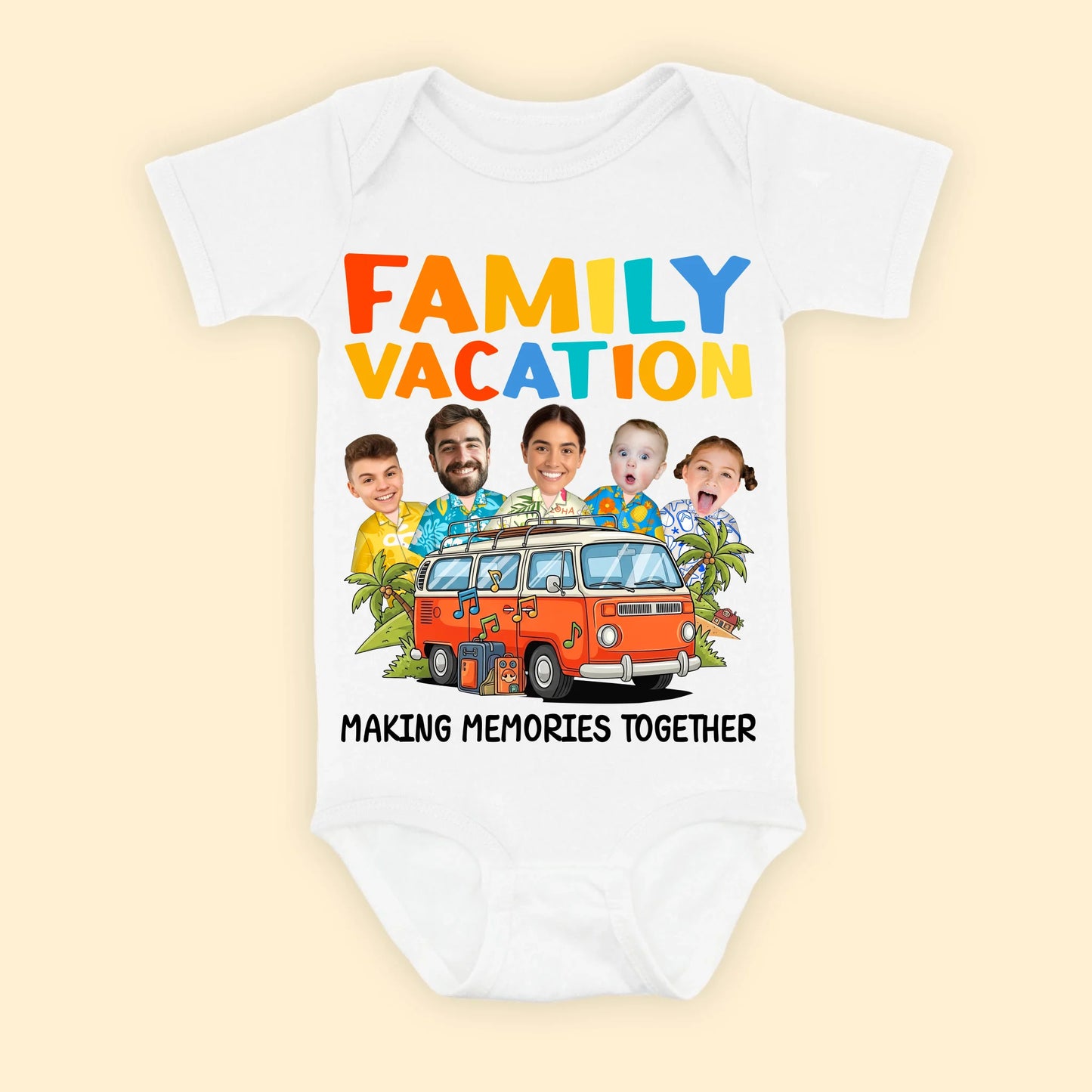 Family Vacation Memories – Personalized Photo Shirts - Custom Choo