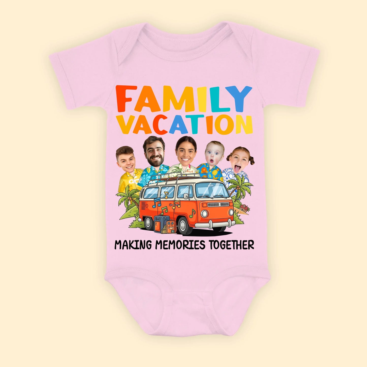 Family Vacation Memories – Personalized Photo Shirts - Custom Choo