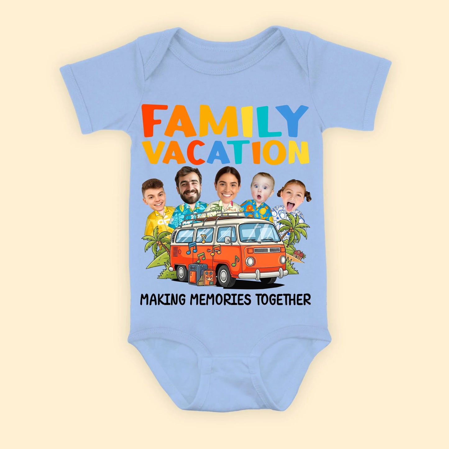 Family Vacation Memories – Personalized Photo Shirts - Custom Choo