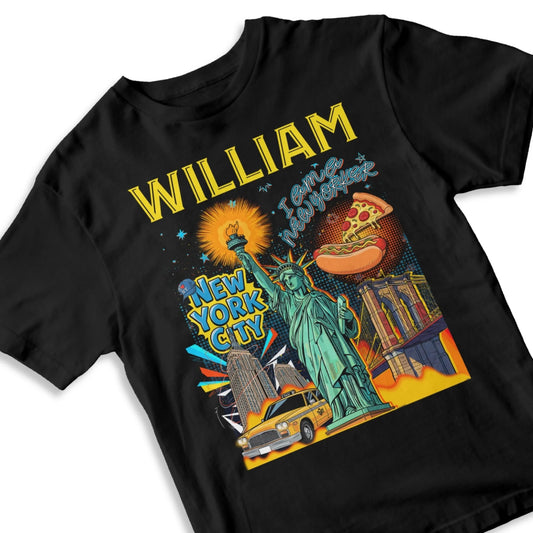 New York Family Trip Shirt – Personalized with Names & State Pride, Custom Choo