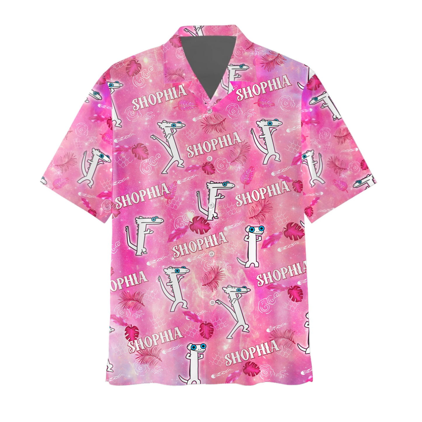 Funny Dancing Dragon – Personalized Name Hawaiian Shirt - Custom Choo