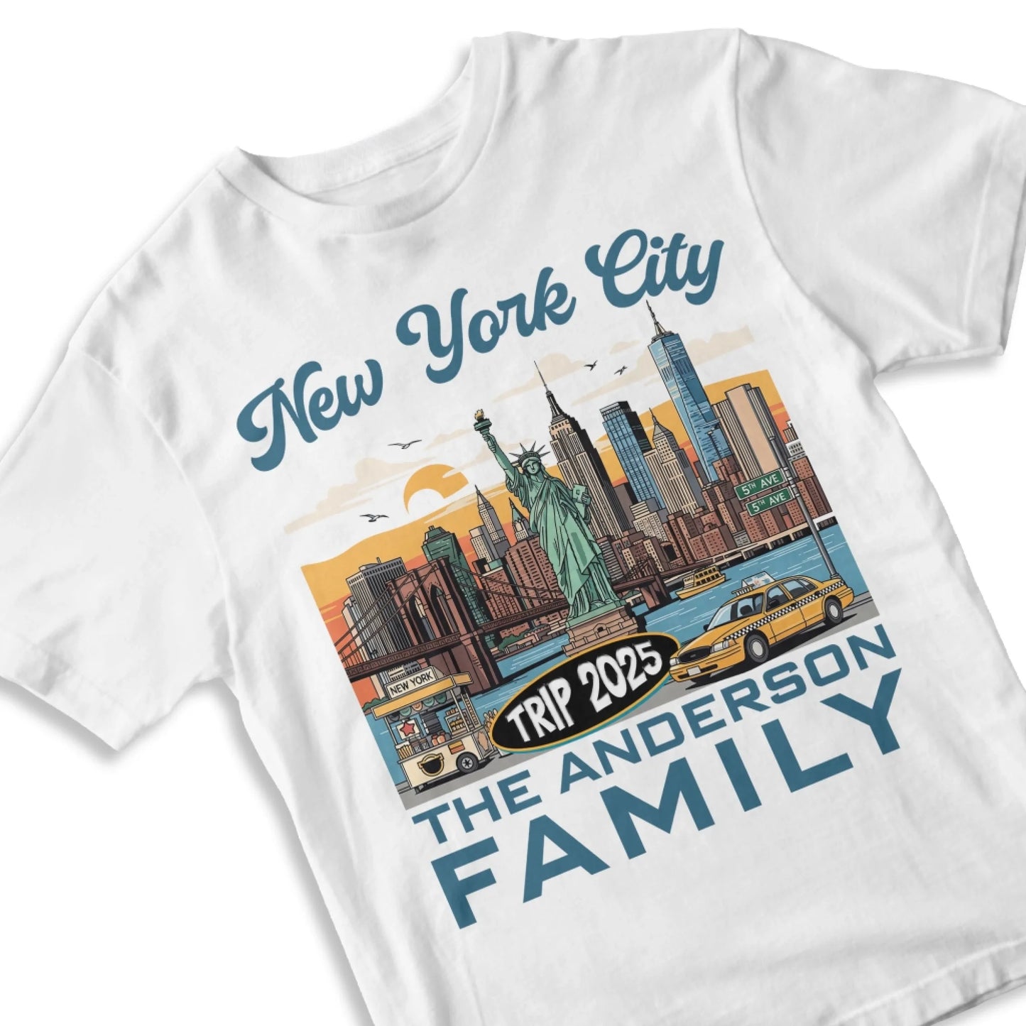 Personalized New York Travel Shirt – Matching Family Vacation T-Shirt - Custom Choo