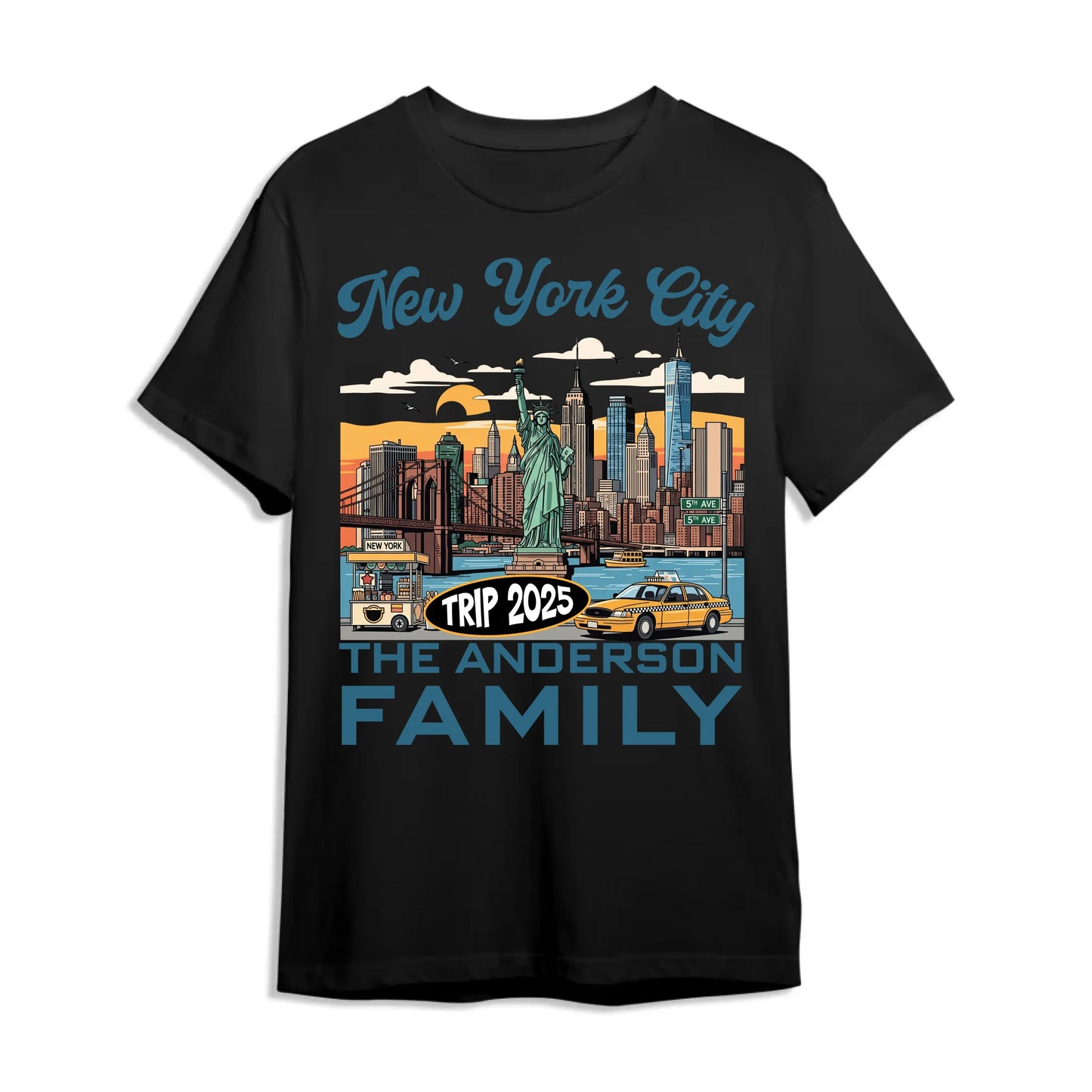 Personalized New York Travel Shirt – Matching Family Vacation T-Shirt - Custom Choo