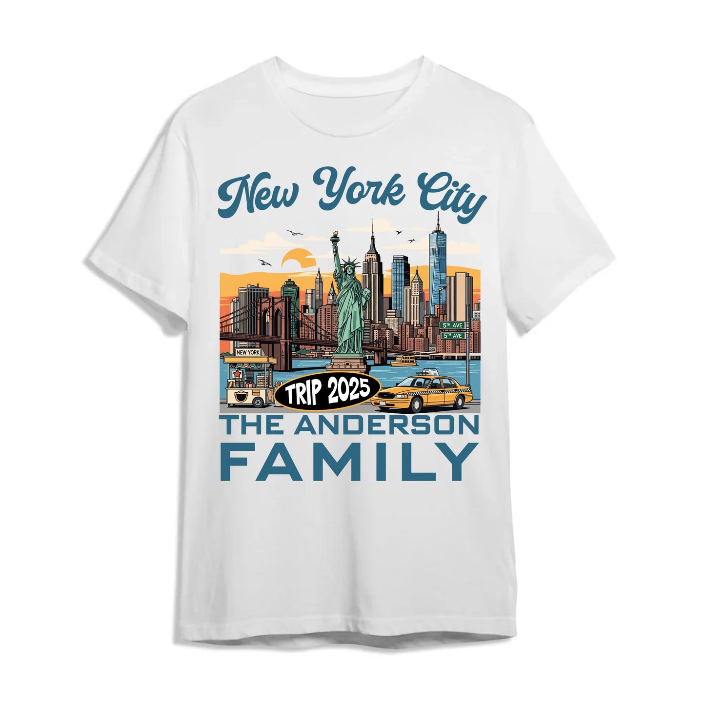 Personalized New York Travel Shirt – Matching Family Vacation T-Shirt - Custom Choo