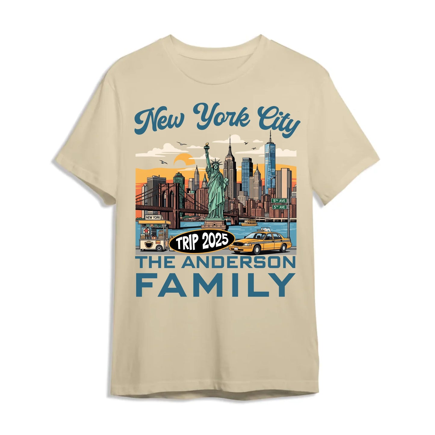 Personalized New York Travel Shirt – Matching Family Vacation T-Shirt - Custom Choo