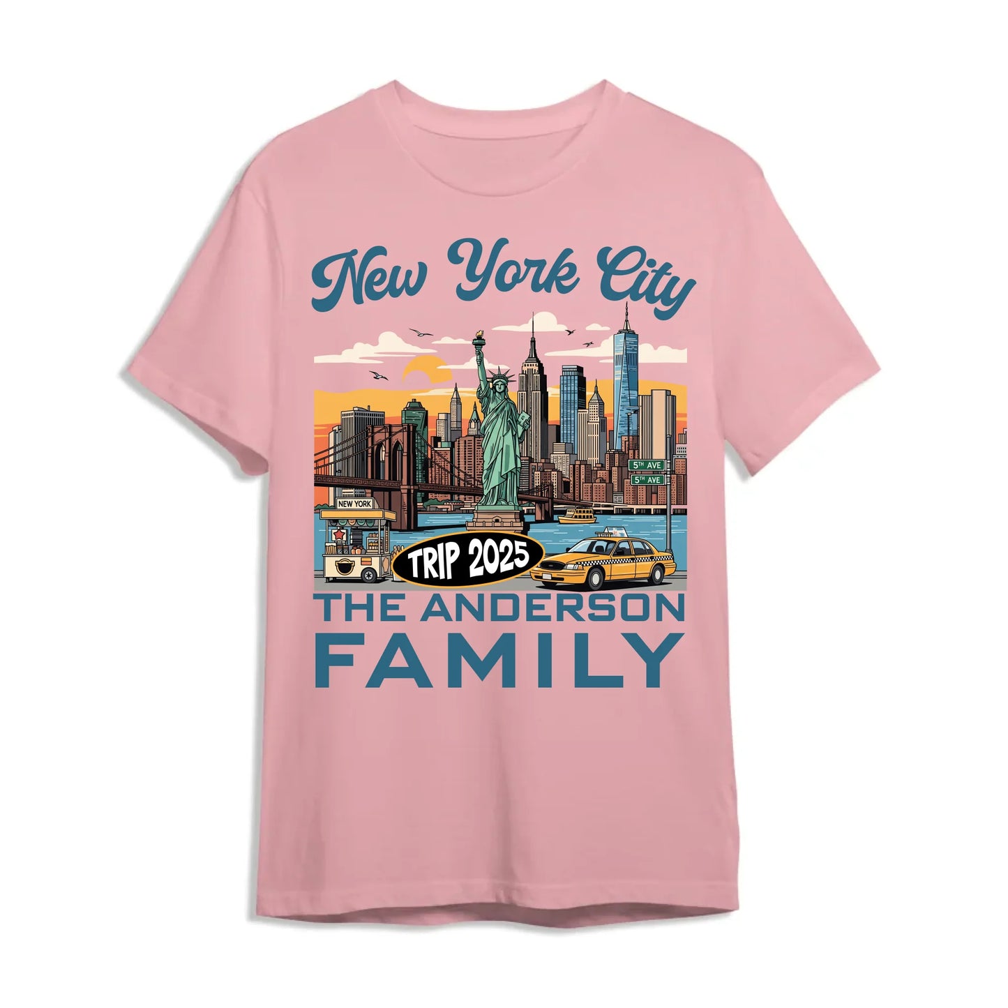 Personalized New York Travel Shirt – Matching Family Vacation T-Shirt - Custom Choo