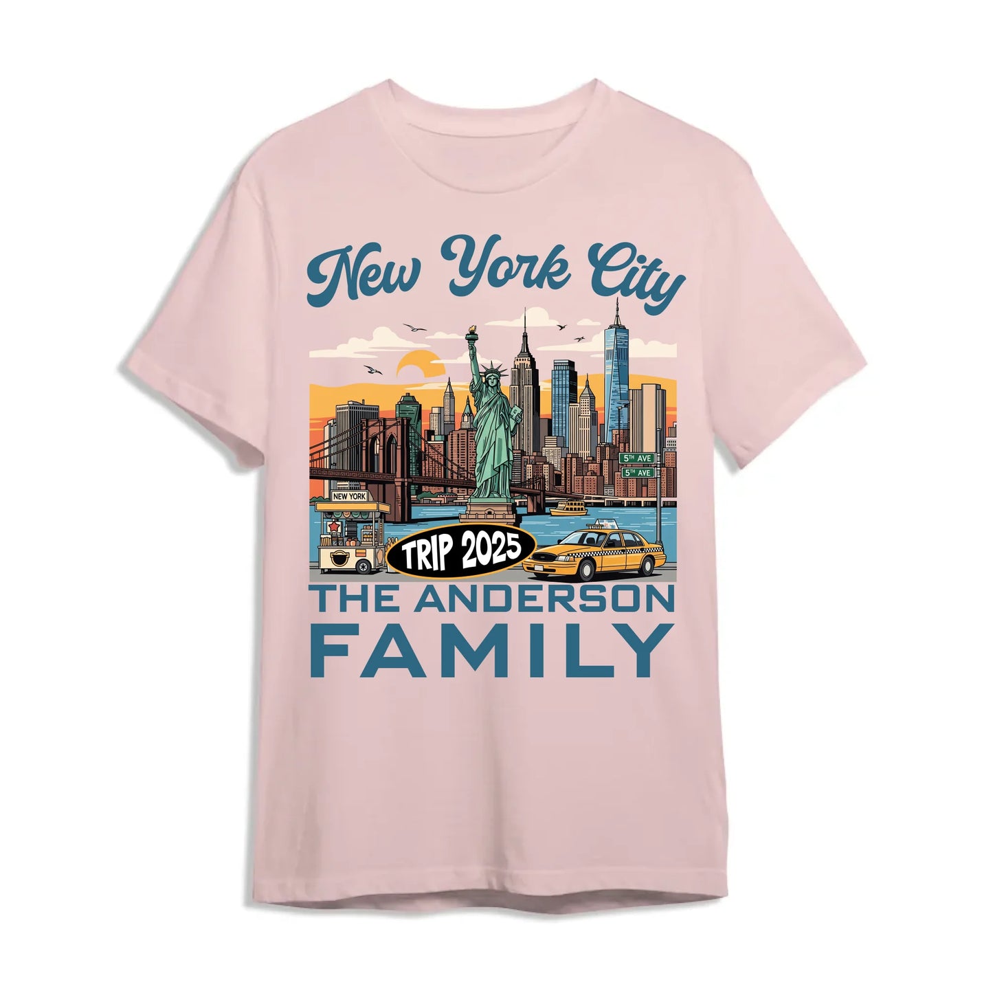 Personalized New York Travel Shirt – Matching Family Vacation T-Shirt - Custom Choo
