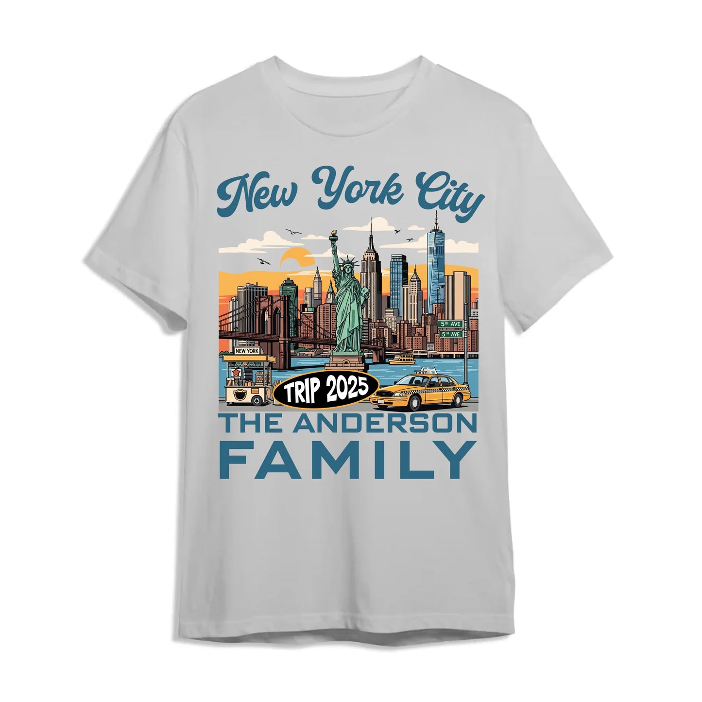 Personalized New York Travel Shirt – Matching Family Vacation T-Shirt - Custom Choo
