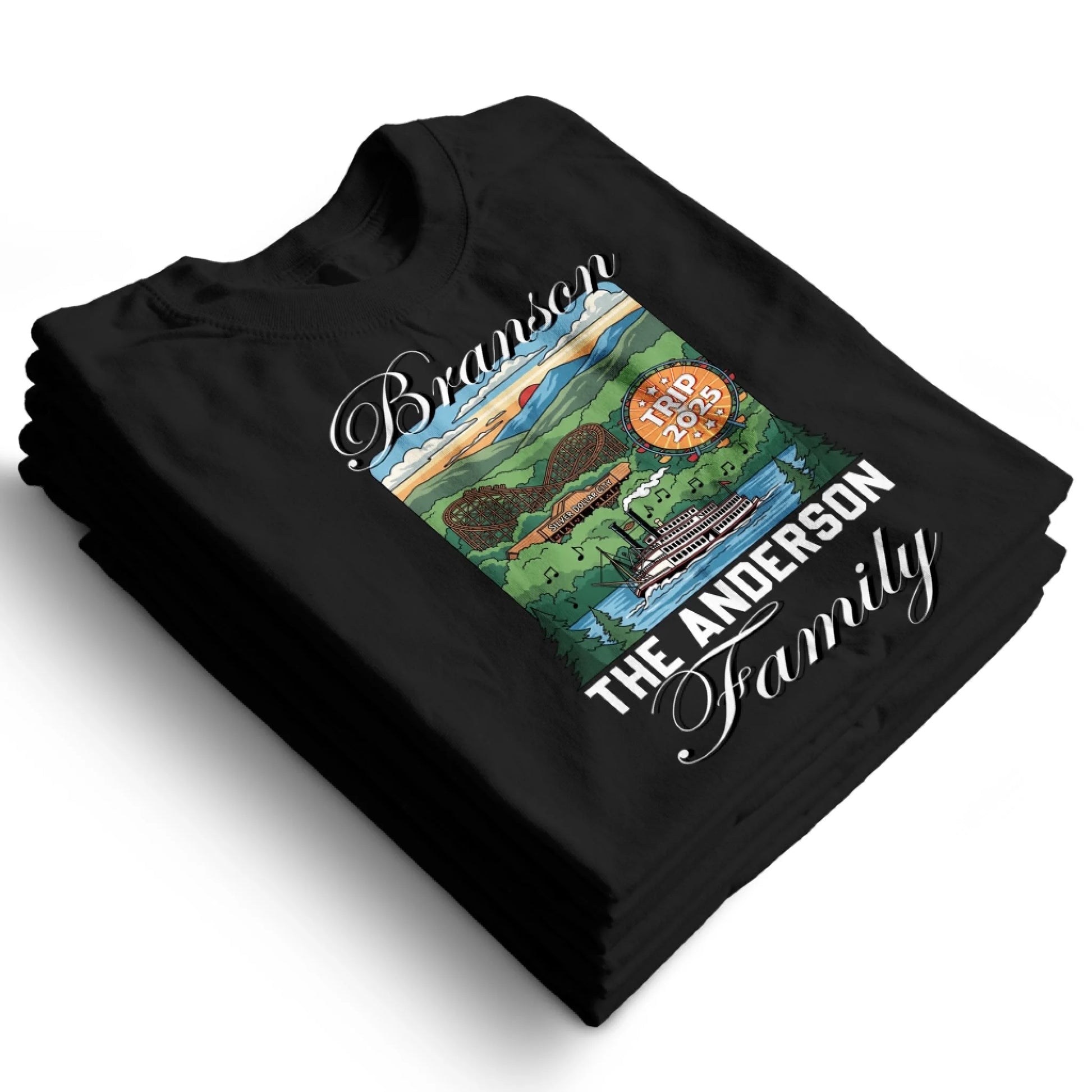 Personalized Branson Travel Shirt – Matching Family Vacation T-Shirt, Custom Choo