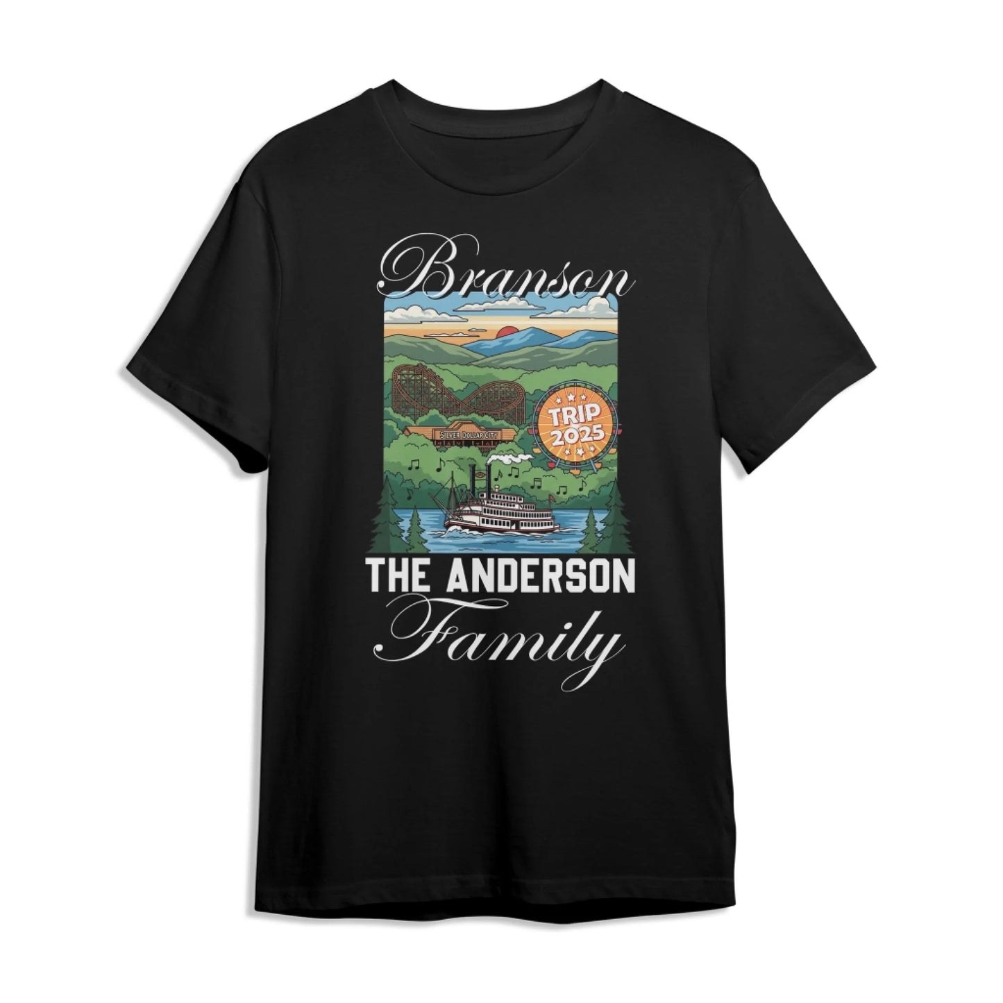 Personalized Branson Travel Shirt – Matching Family Vacation T-Shirt, Custom Choo