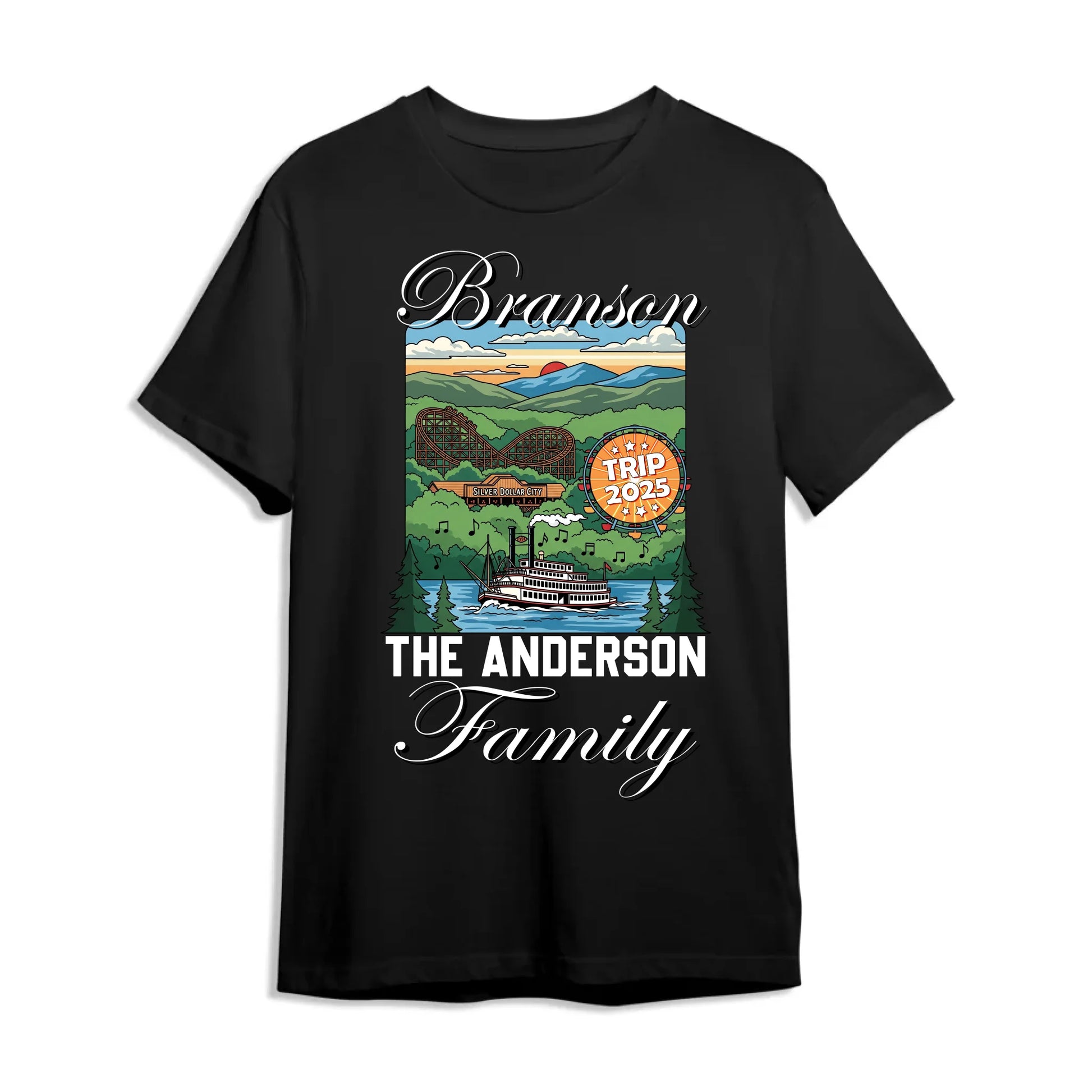 Personalized Branson Travel Shirt – Matching Family Vacation T-Shirt, Custom Choo