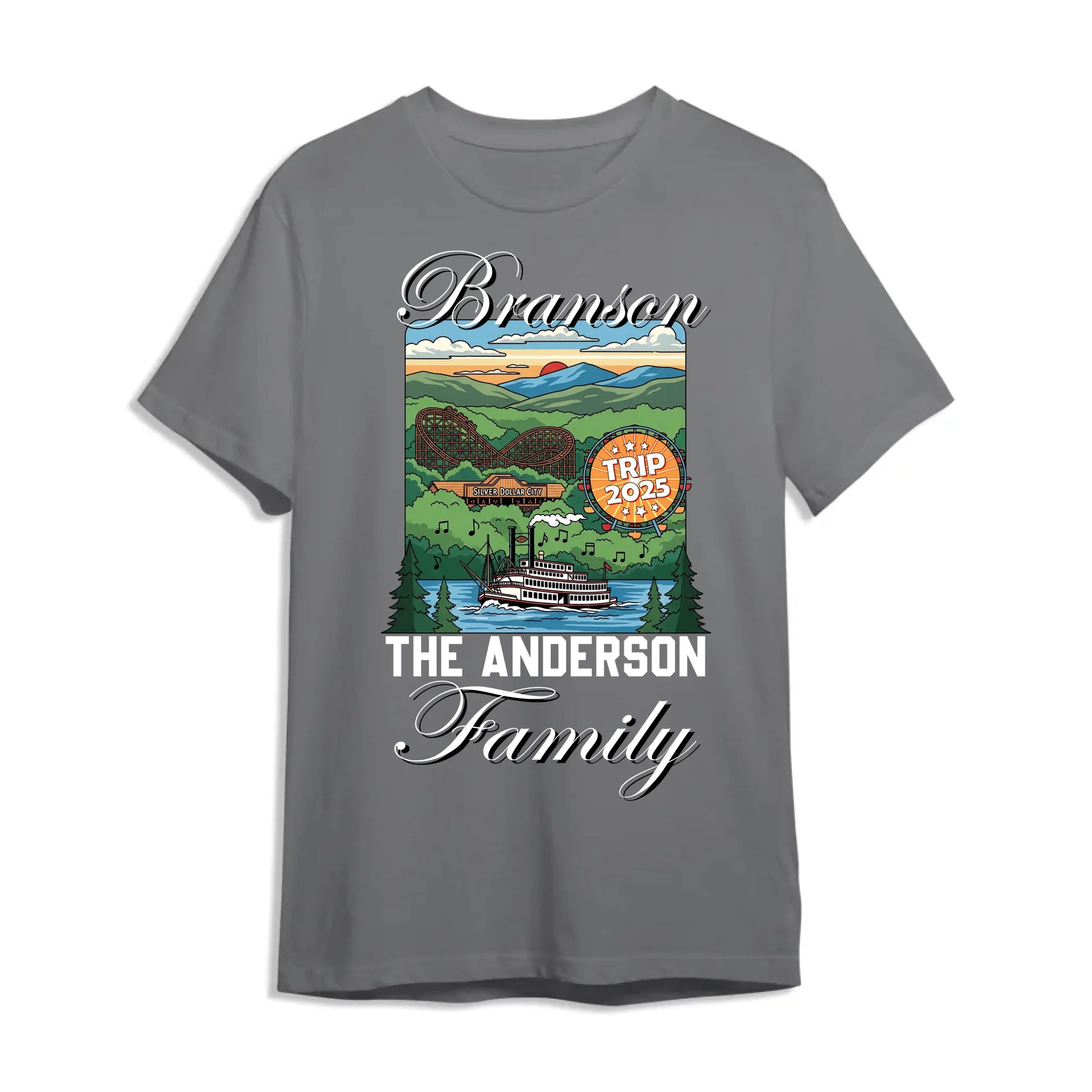 Personalized Branson Travel Shirt – Matching Family Vacation T-Shirt, Custom Choo