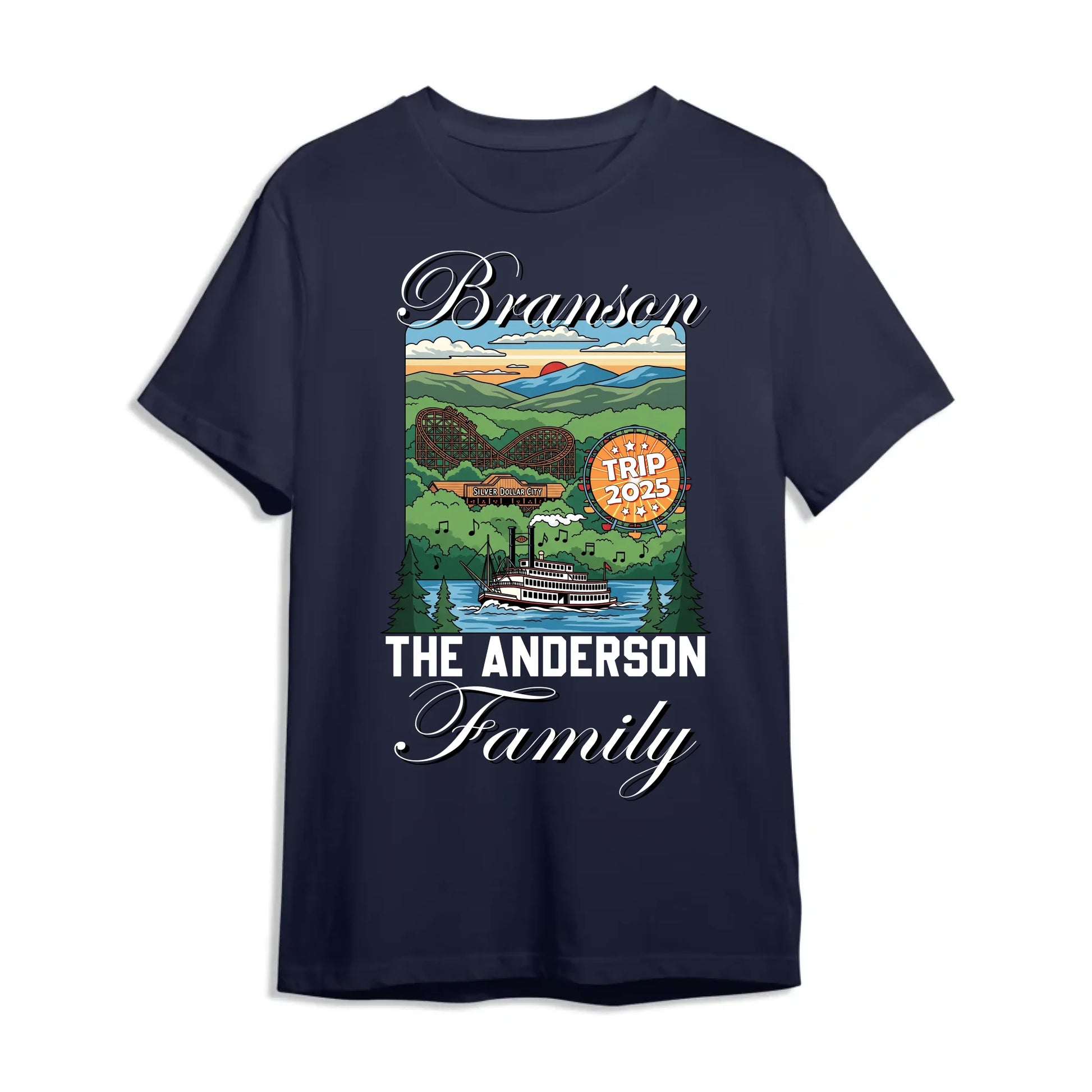 Personalized Branson Travel Shirt – Matching Family Vacation T-Shirt, Custom Choo