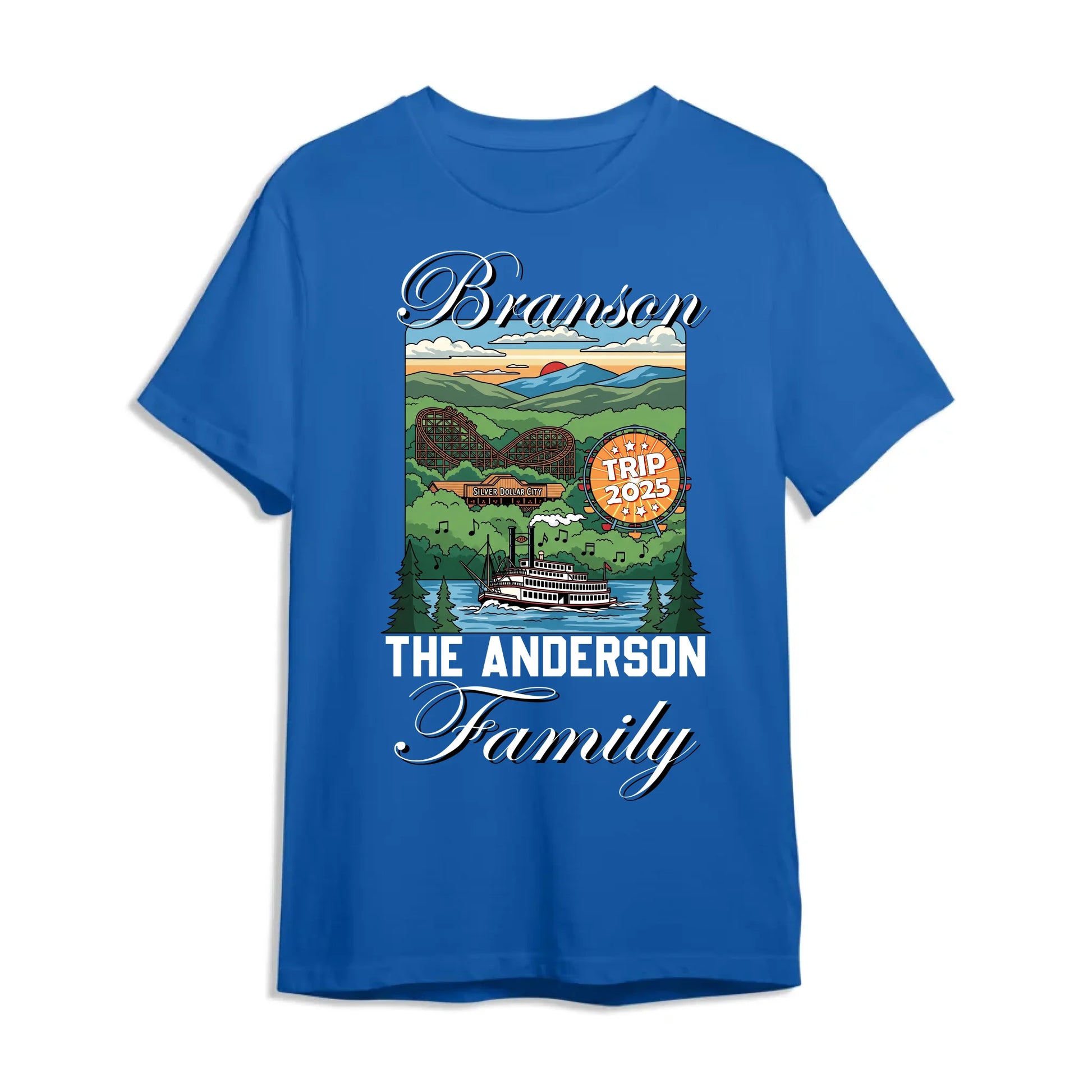 Personalized Branson Travel Shirt – Matching Family Vacation T-Shirt, Custom Choo