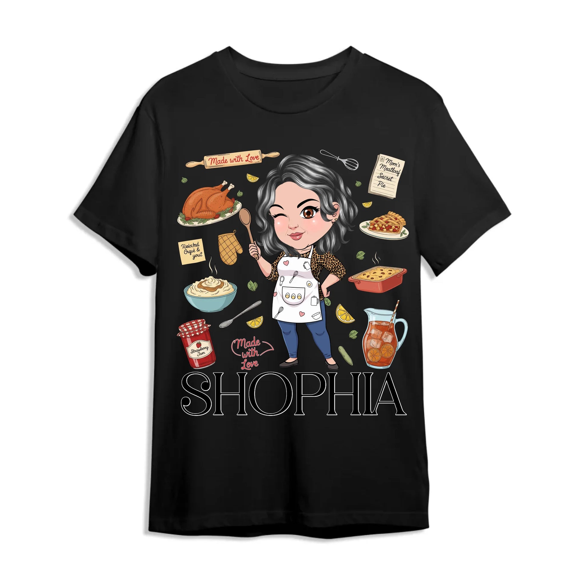 Best Chef In The House, Personalized Food T-shirt, Custom Choo