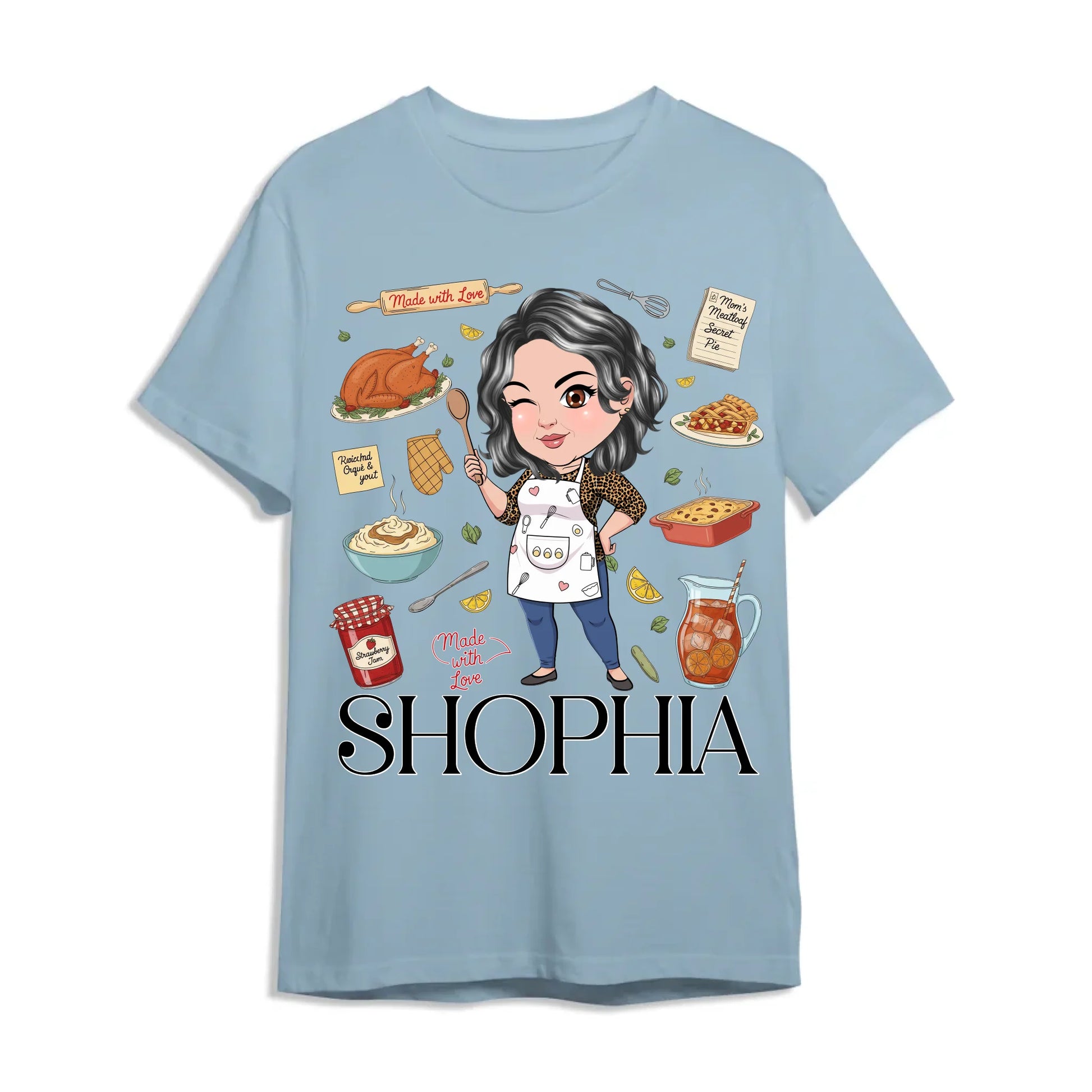 Best Chef In The House, Personalized Food T-shirt, Custom Choo