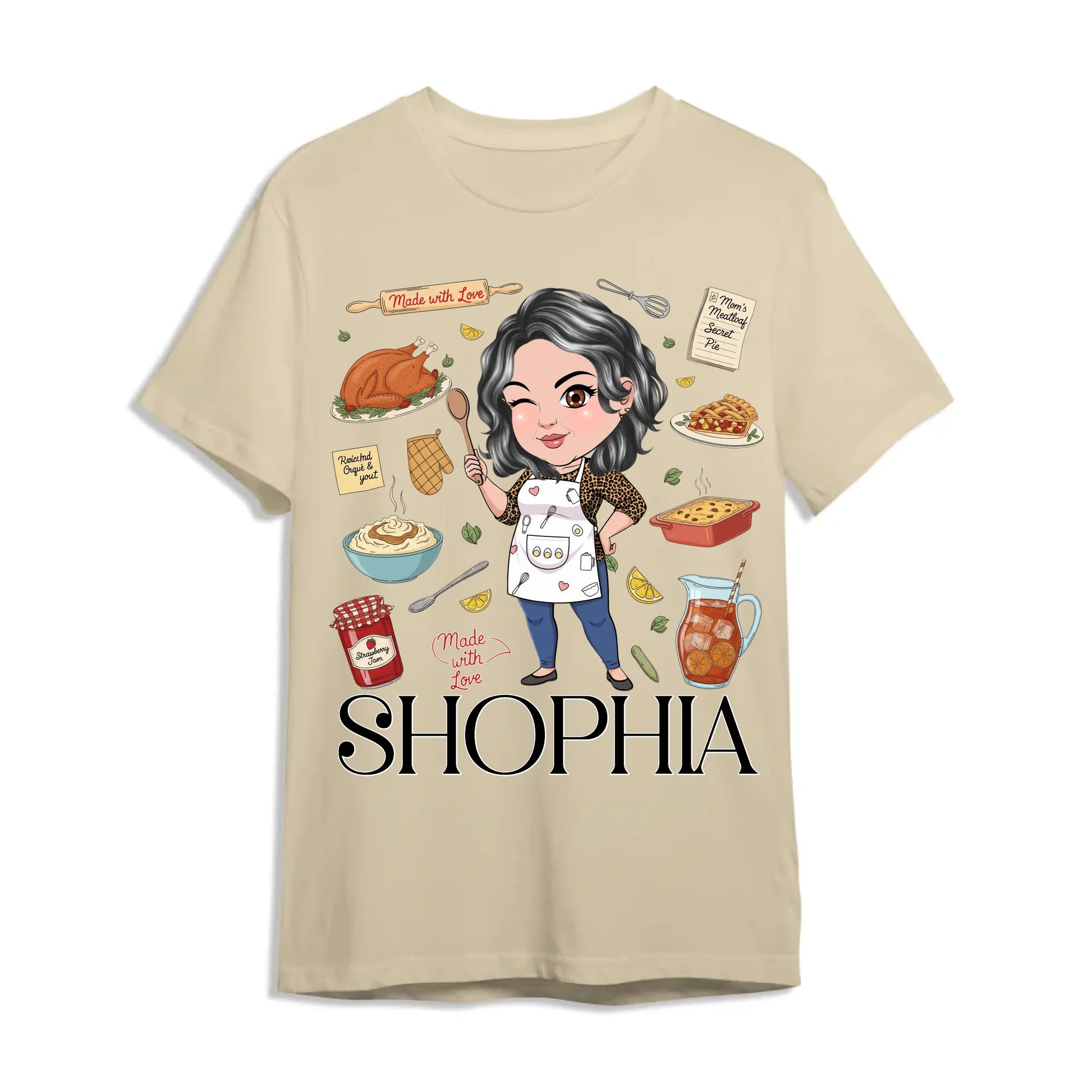 Best Chef In The House, Personalized Food T-shirt, Custom Choo