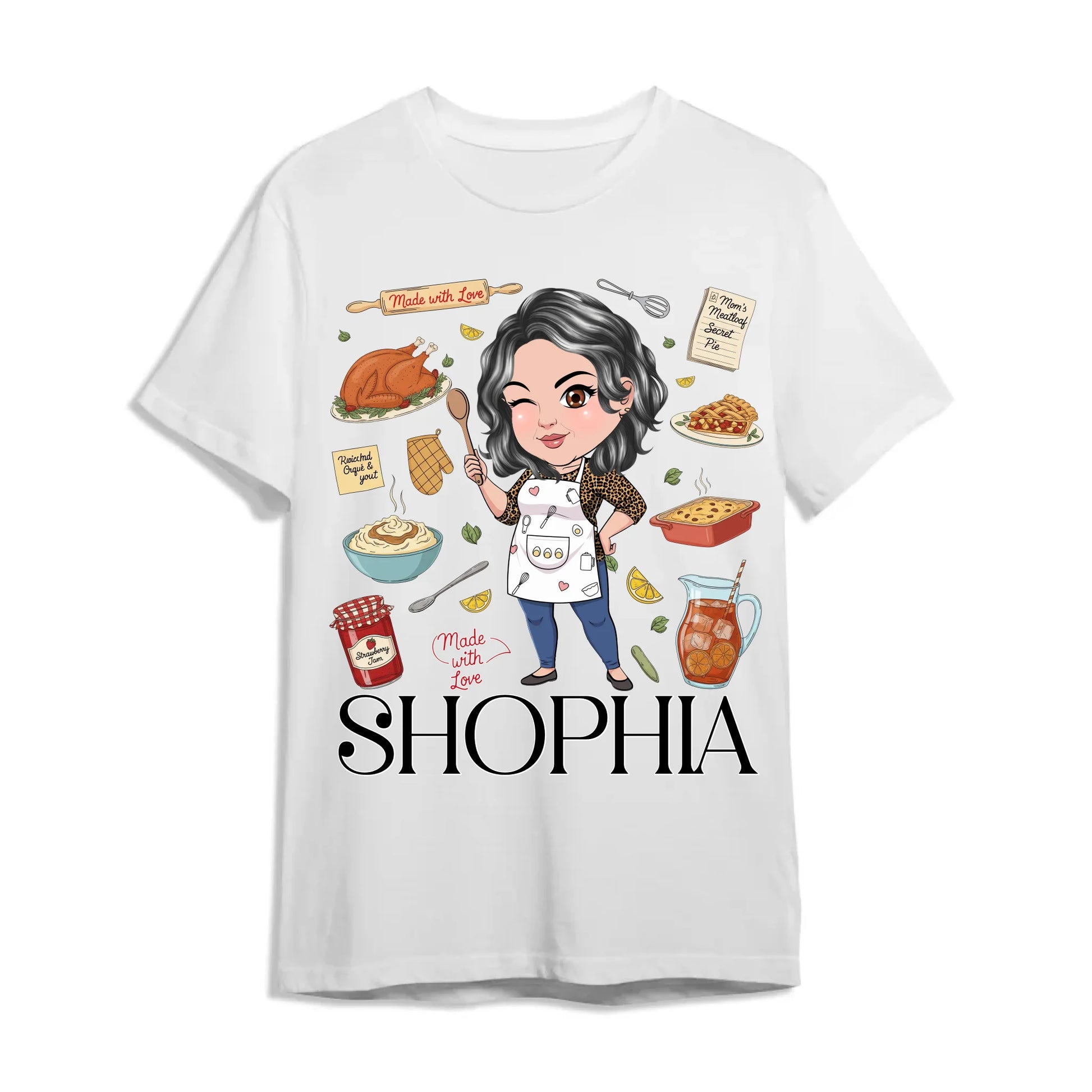 Best Chef In The House, Personalized Food T-shirt, Custom Choo