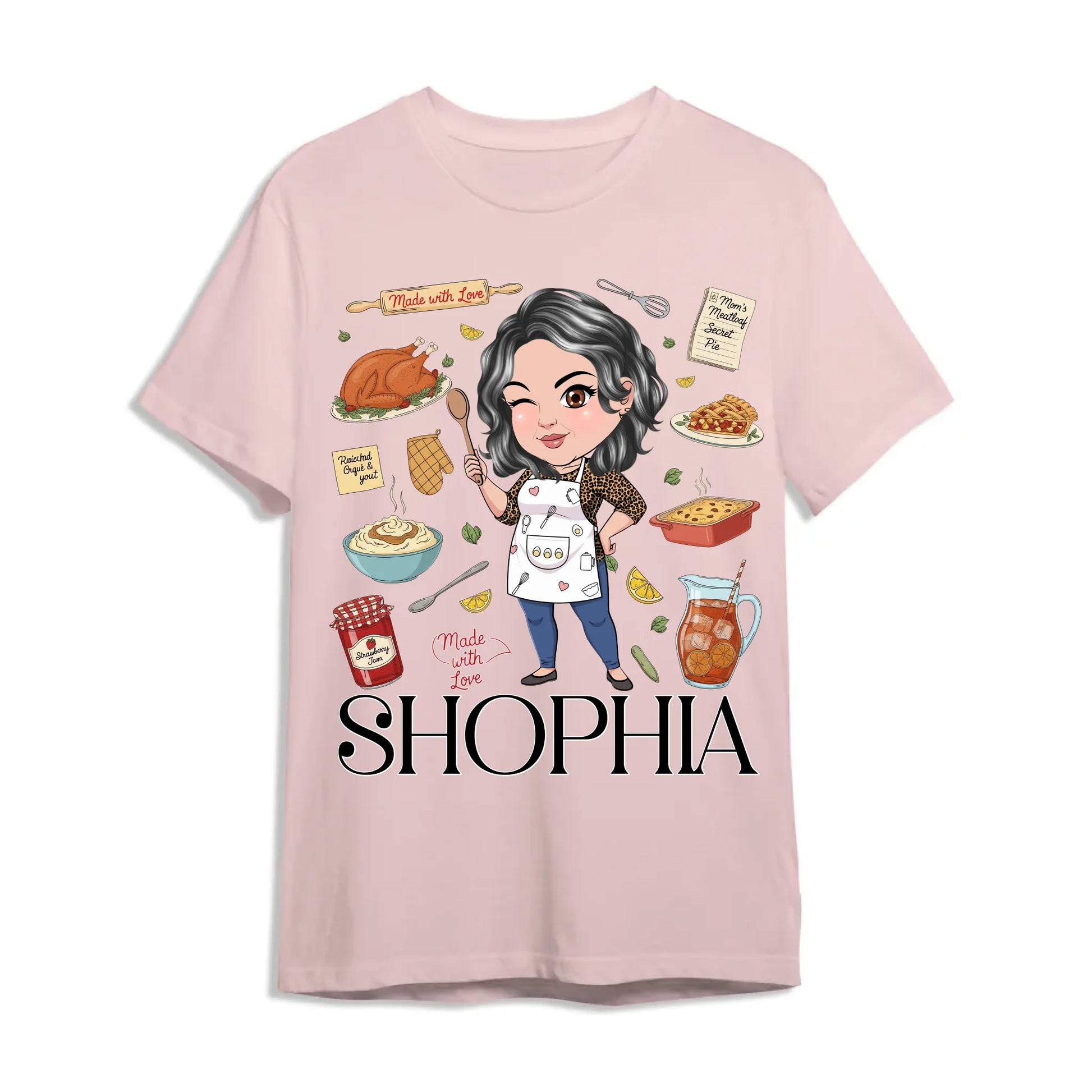 Best Chef In The House, Personalized Food T-shirt, Custom Choo