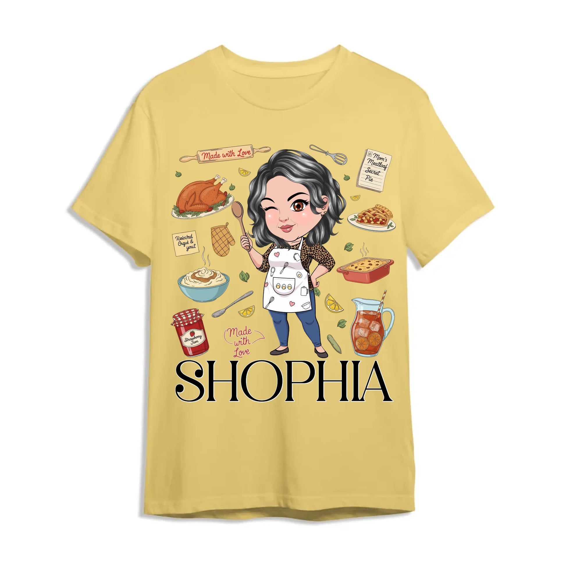 Best Chef In The House, Personalized Food T-shirt, Custom Choo