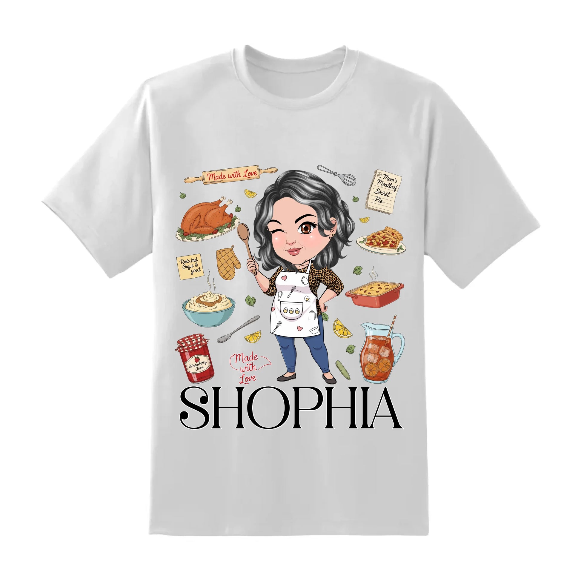 Best Chef In The House, Personalized Food T-shirt, Custom Choo