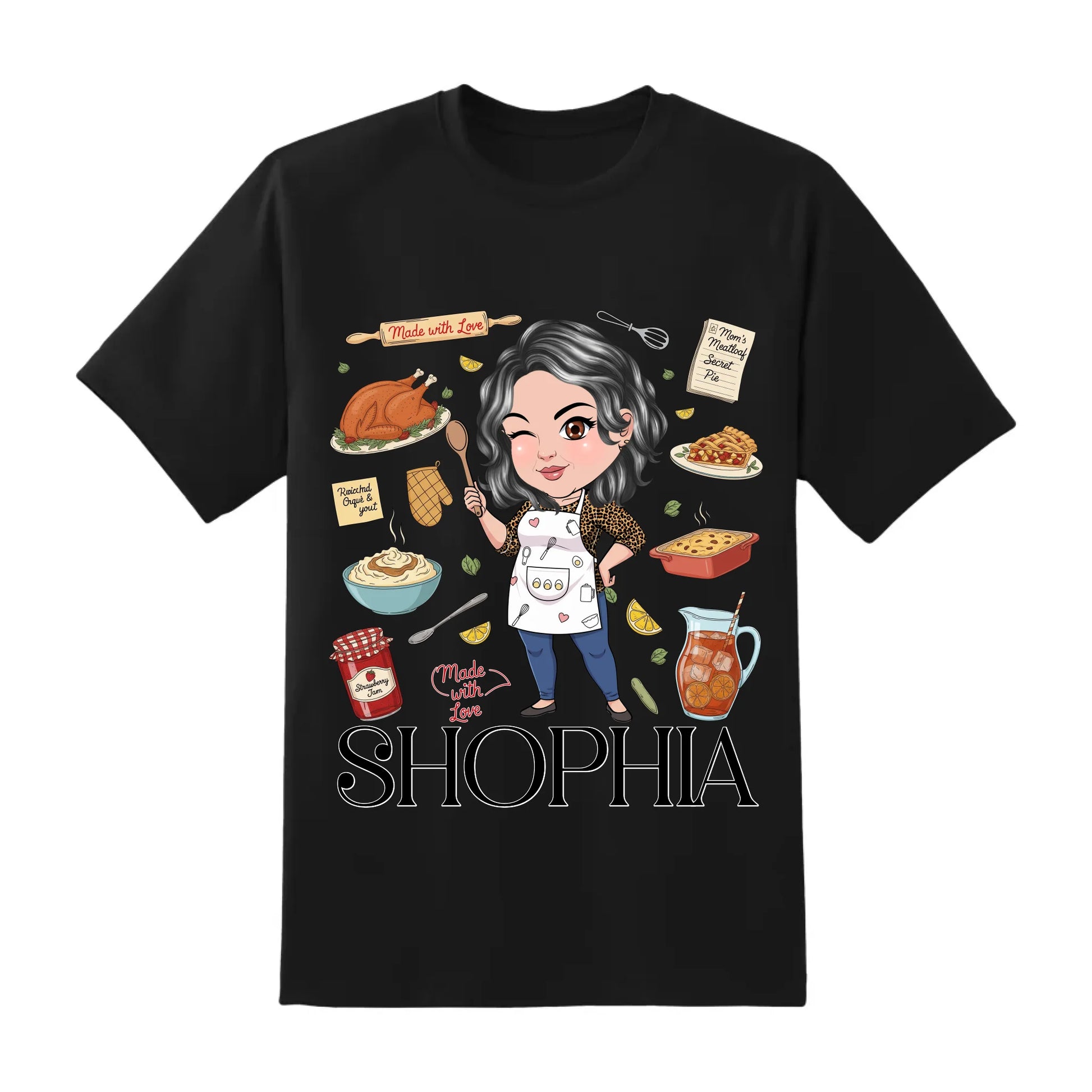 Best Chef In The House, Personalized Food T-shirt, Custom Choo