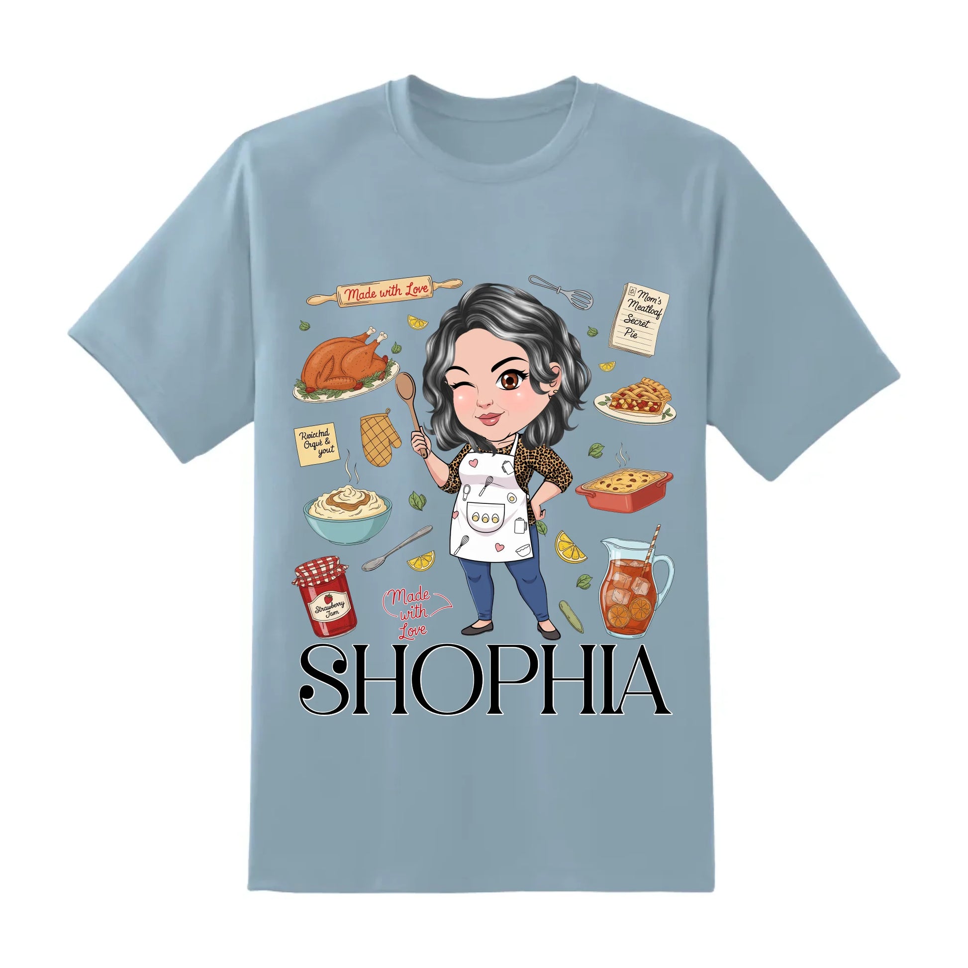 Best Chef In The House, Personalized Food T-shirt, Custom Choo