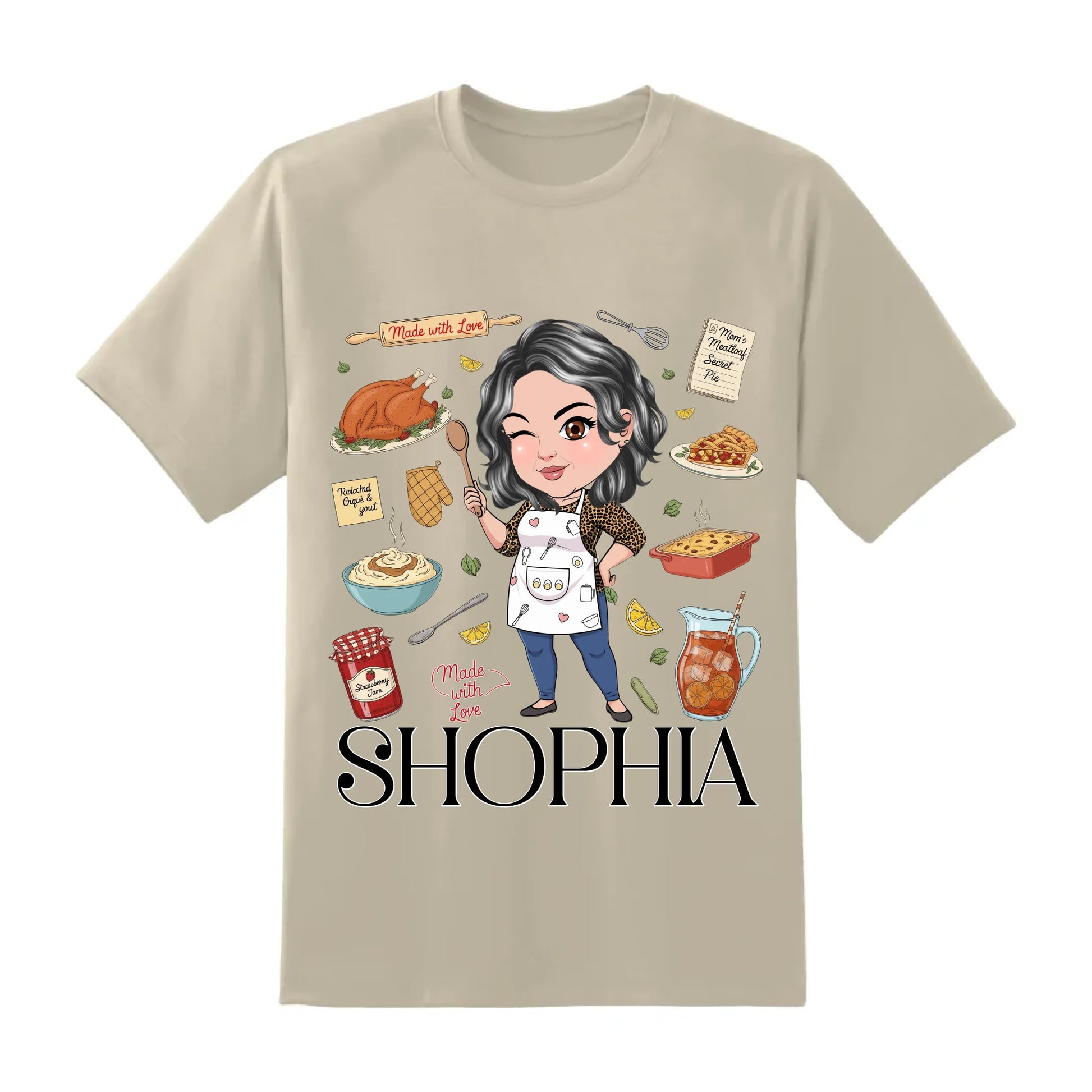 Best Chef In The House, Personalized Food T-shirt, Custom Choo
