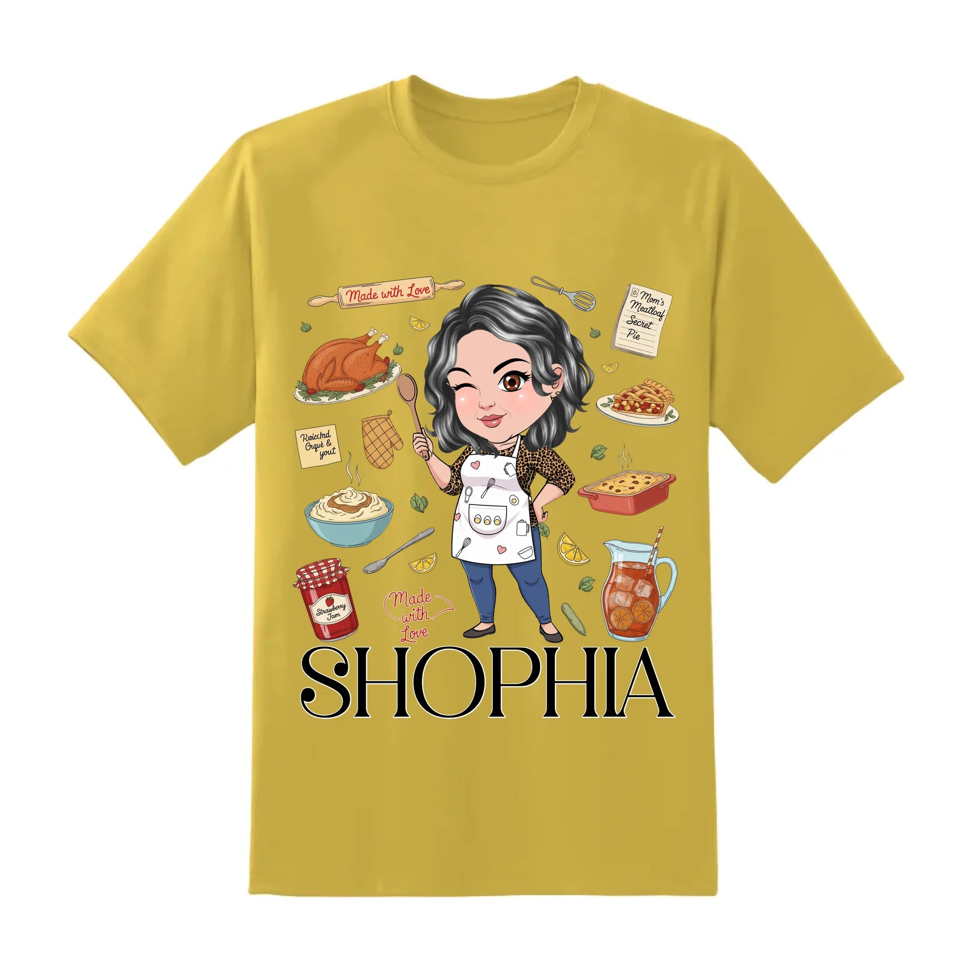 Best Chef In The House, Personalized Food T-shirt, Custom Choo