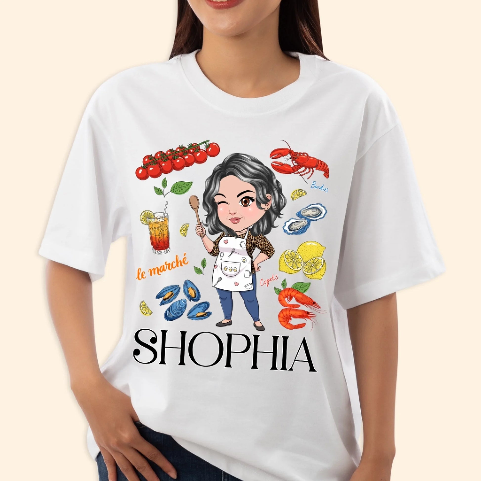 Best Chef In The House, Personalized Food T-shirt, Custom Choo