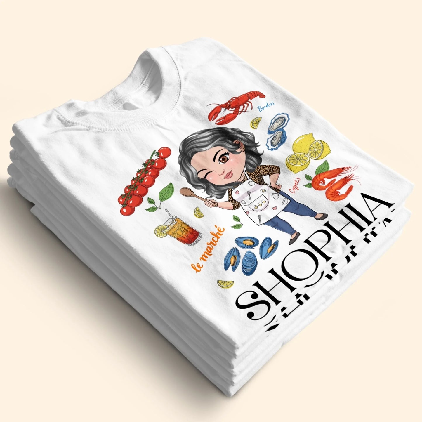 t-shirt gấp