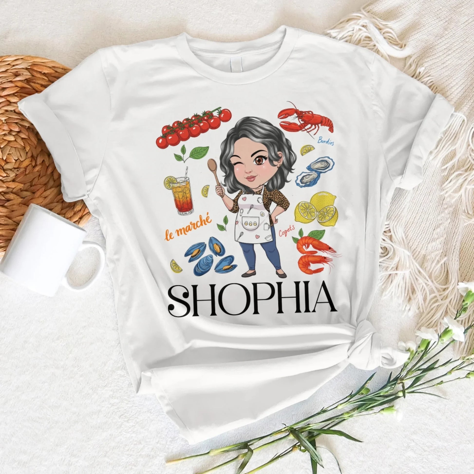 Best Chef In The House, Personalized Food T-shirt, Custom Choo