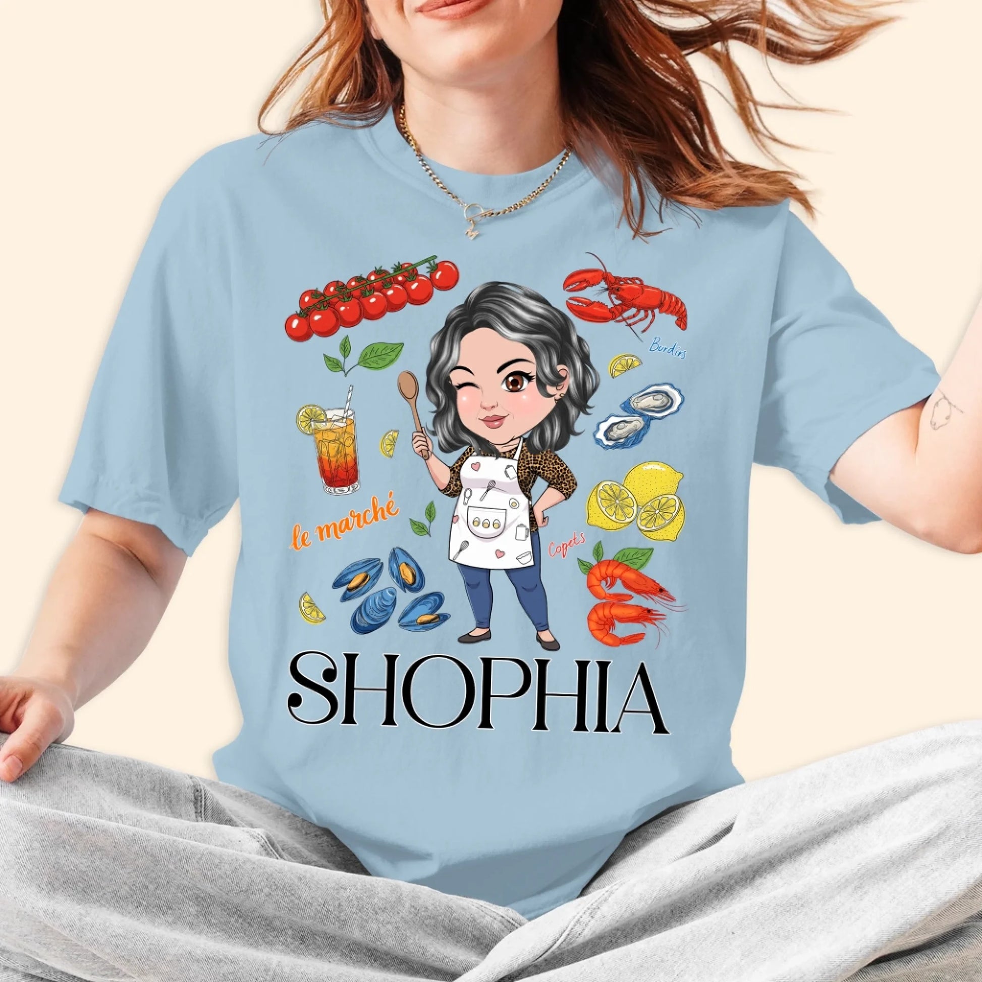 Best Chef In The House, Personalized Food T-shirt, Custom Choo