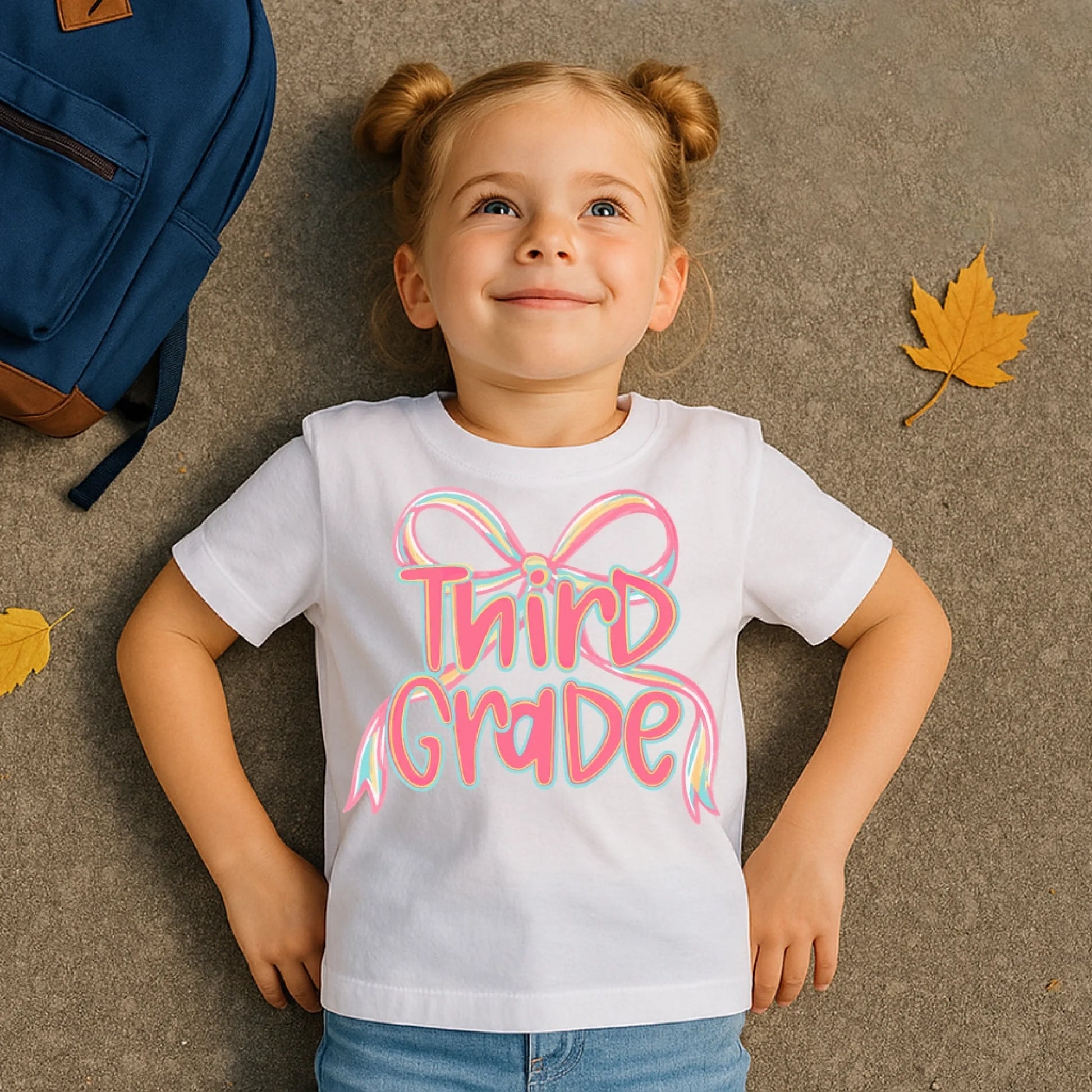 Girls First Day of School Shirt – Custom Grade, Custom Choo
