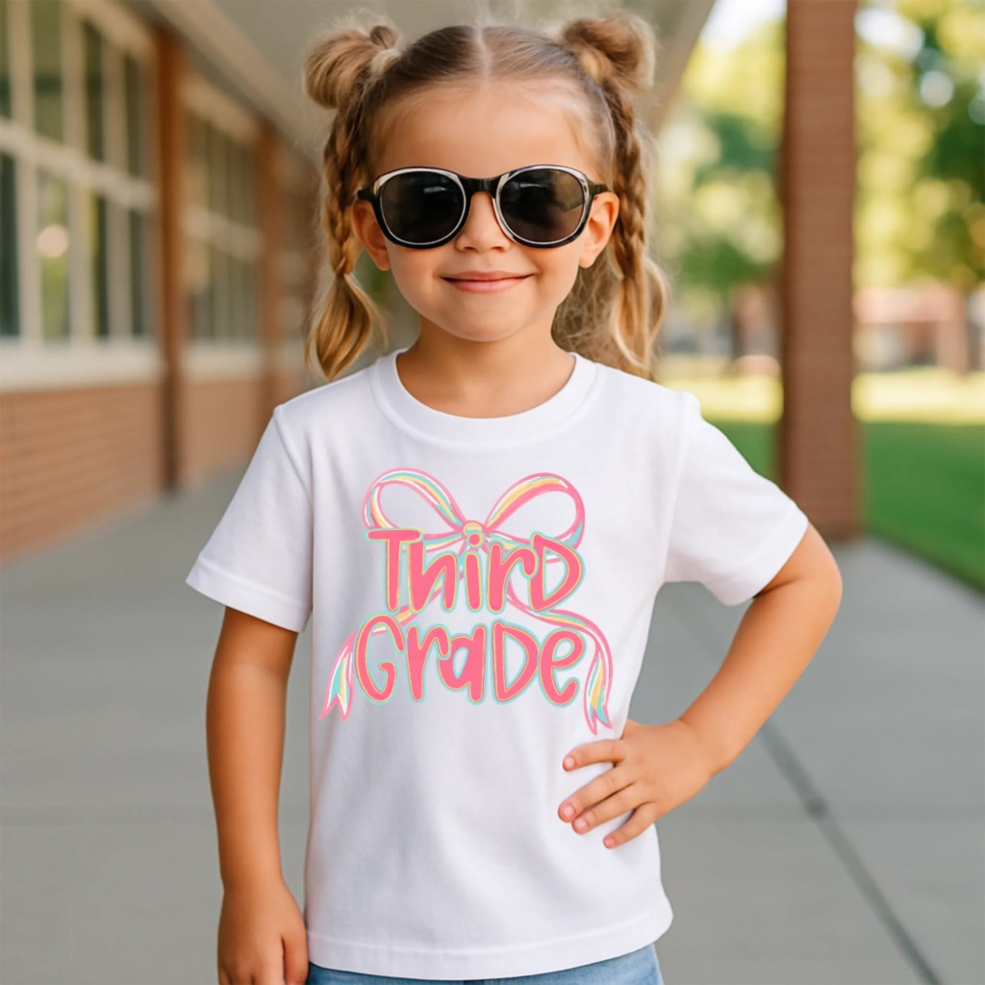 Girls First Day of School Shirt – Custom Grade, Custom Choo