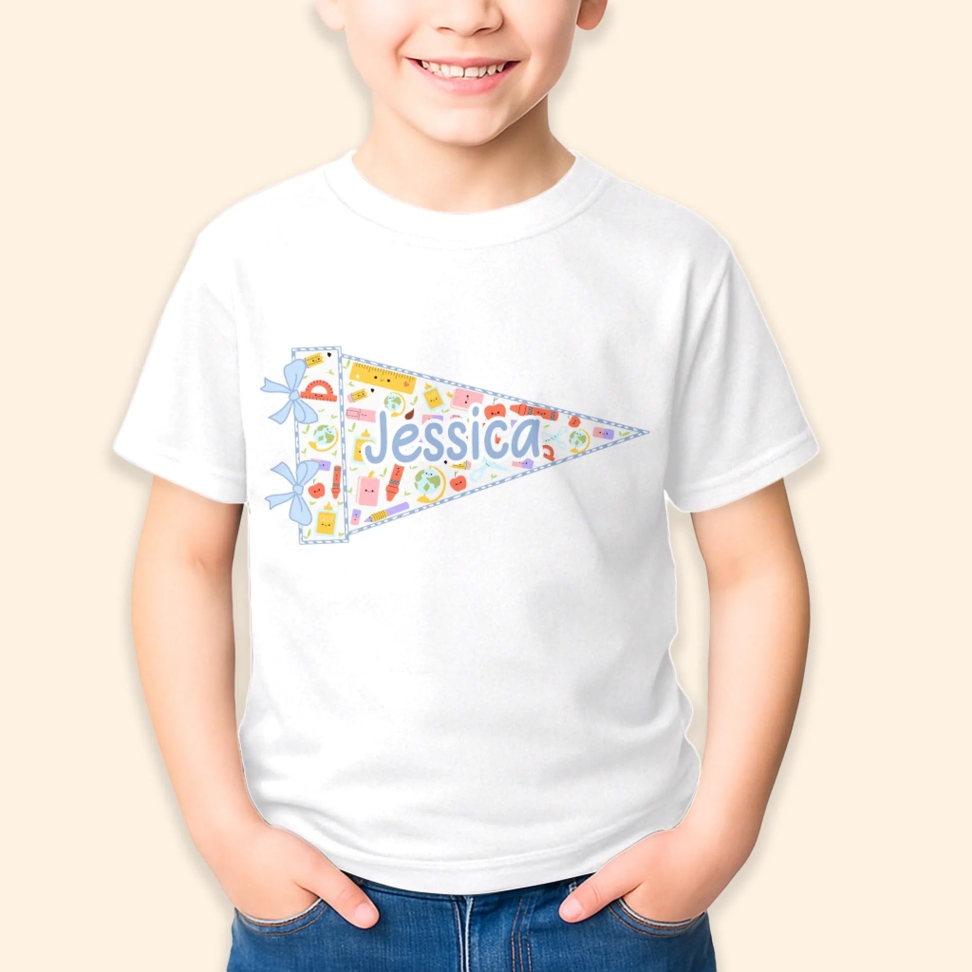 Back To School Shirt For Boy & Girl - Custom Name, Custom Choo