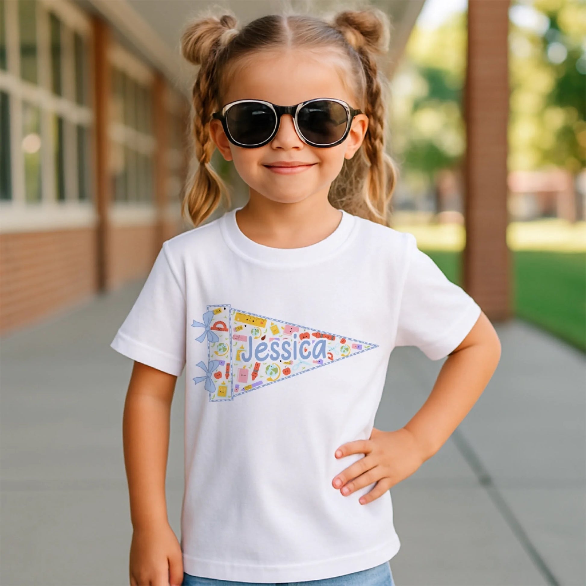 Back To School Shirt For Boy & Girl - Custom Name, Custom Choo
